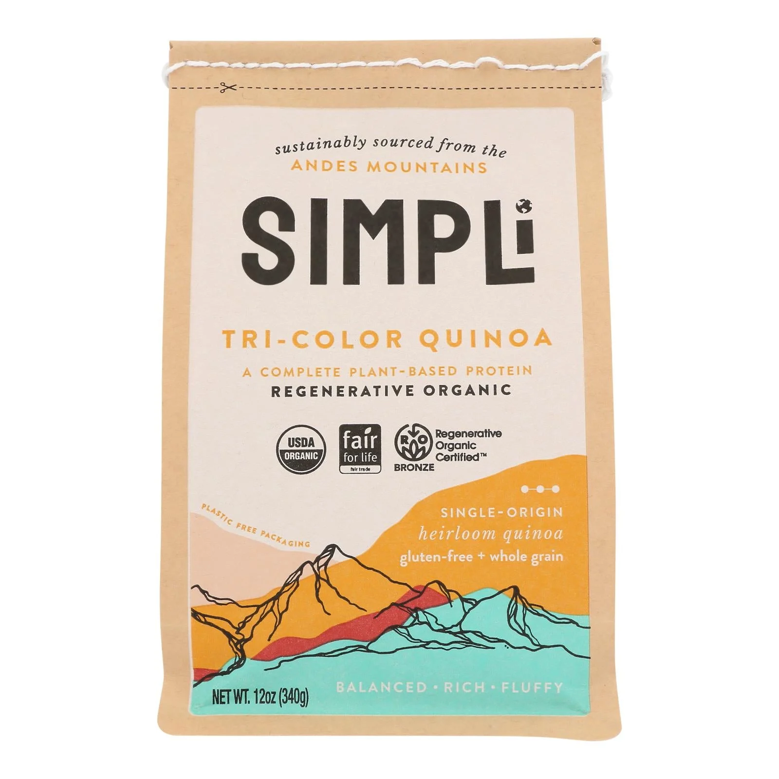 Quinoa, Tri-Color,8 - 12 OUNCE