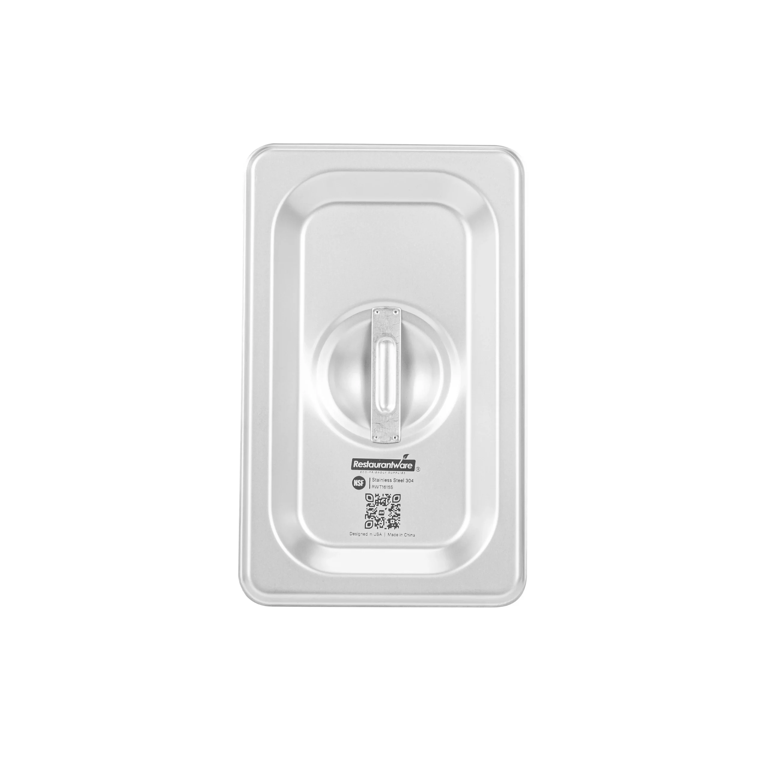 Lid, Steam Table, Kitchen Tek, Ninth-Size, Stainless Steel,12 - 1 EACH