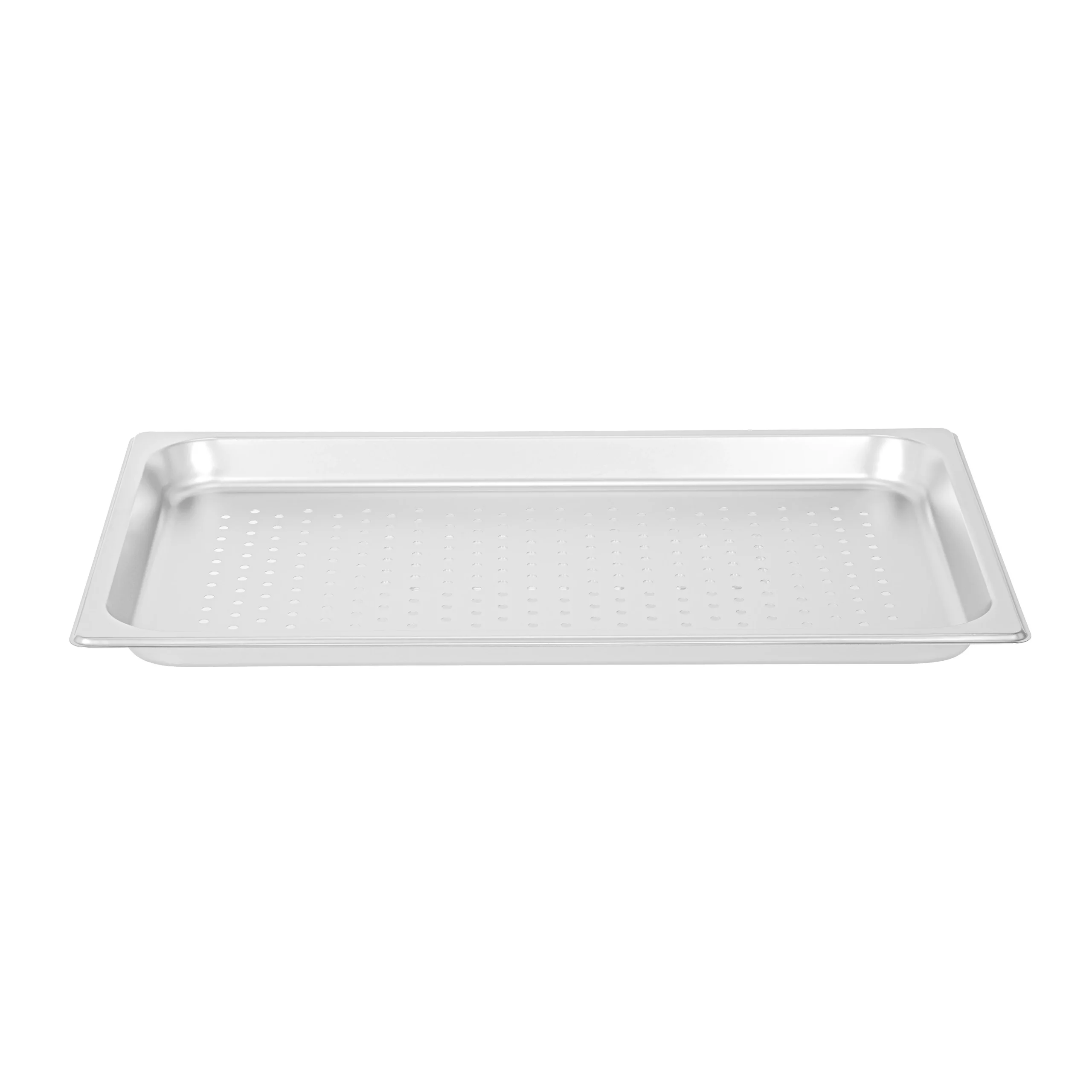 Pans, Steam Table, Kitchen Tek Full-Size, Perforated, 1.25 Inch Deep, Anti Jam, 24 Gauge,12 - 1 EACH