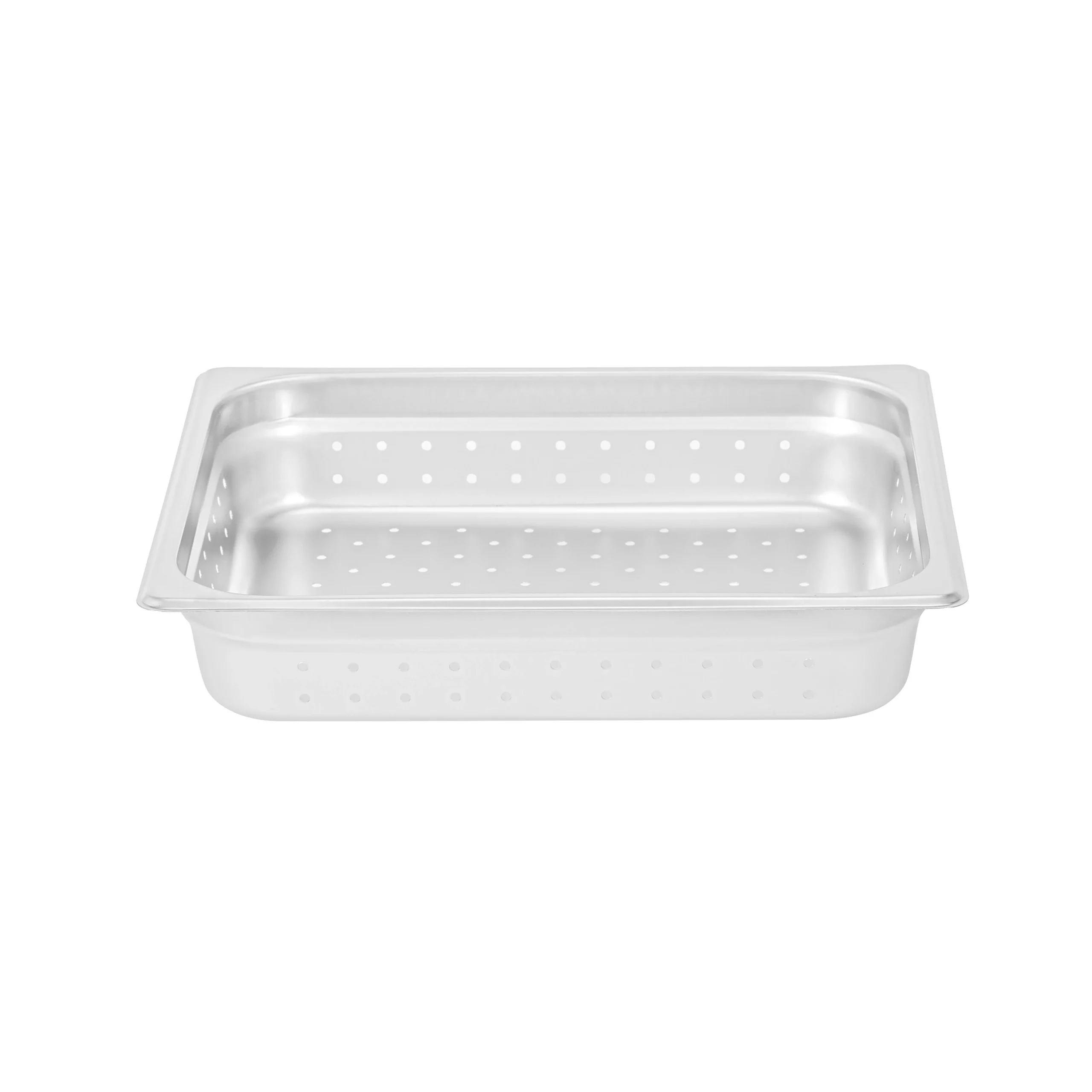 Pans, Steam Table, Kitchen Tek Half-Size, Perforated, 2.50 Inch Deep, Anti Jam, 24 Gauge,12 - 1 EACH