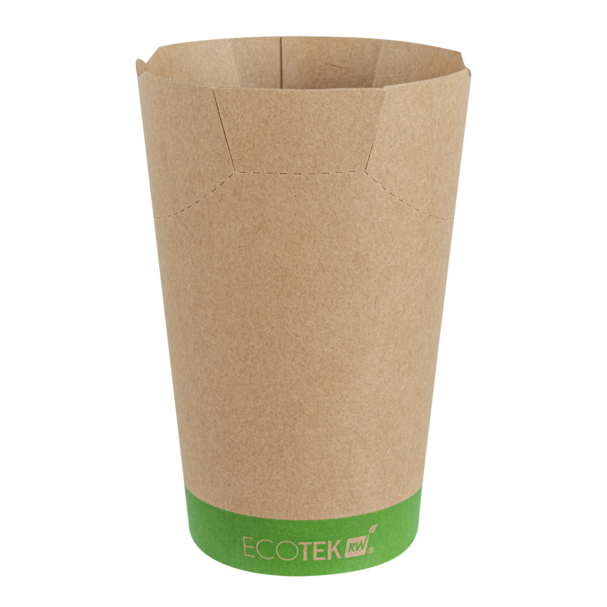 Cups, To-Go Fry, Sustain 16 Ounce, Paper, PLA Lined, Kraft, 3.25 x 4.25 Inch,4 - 25 COUNT