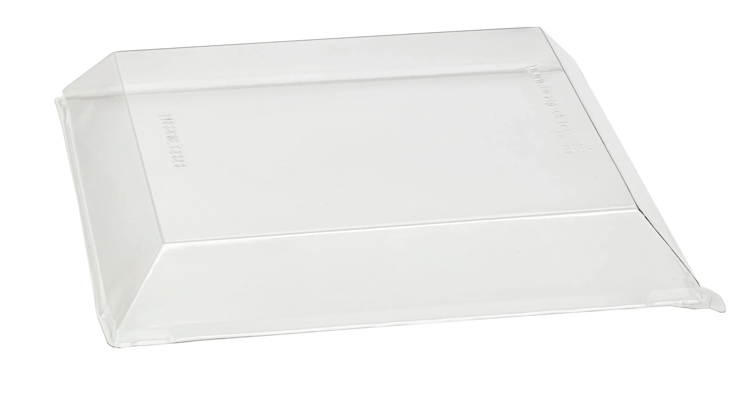 Lids, Low Dome, Plastic, Clear,4 - 25 COUNT