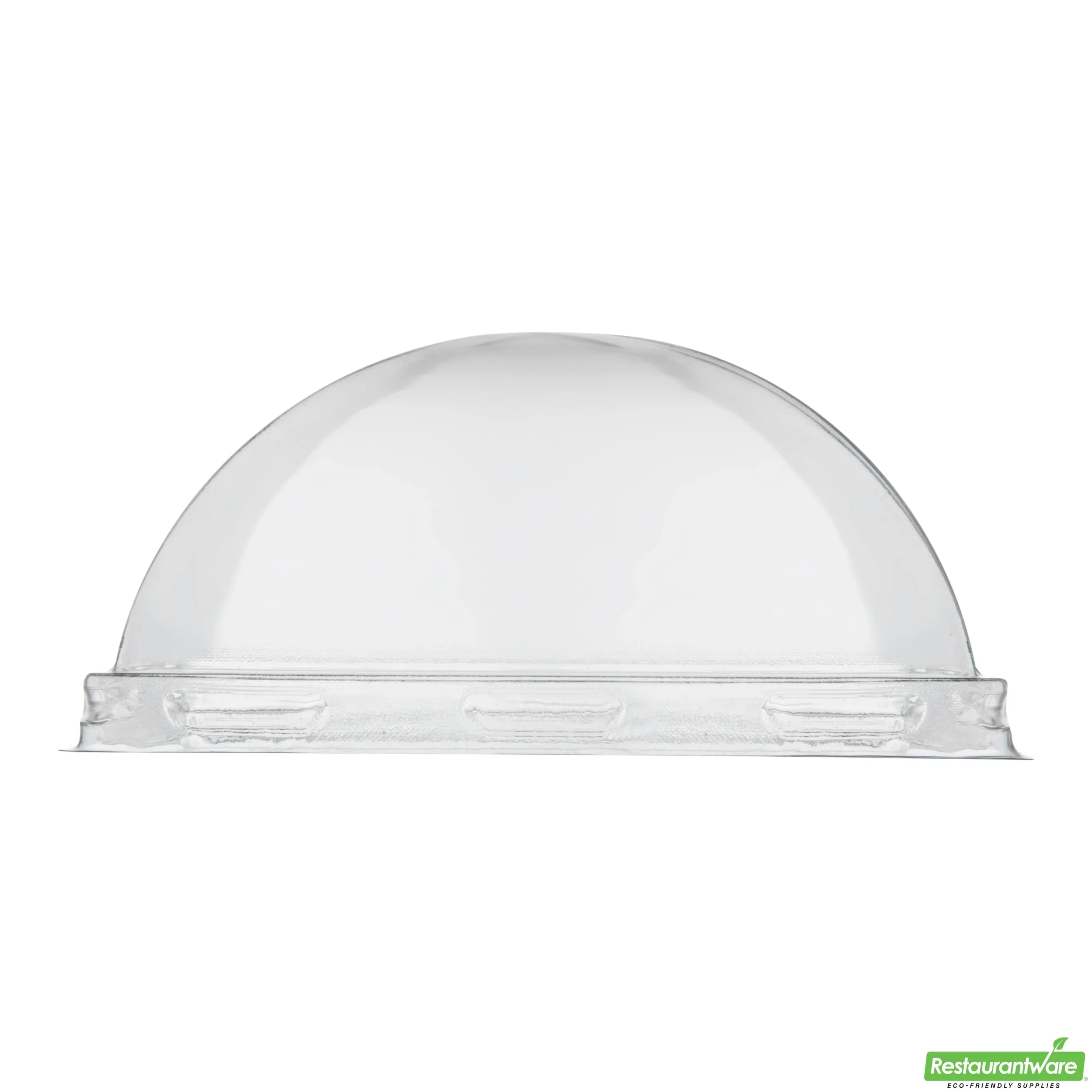 Lids, Dome, Mini Serve, Plastic, Clear, Square, for 5 Ounce Dessert Cup,4 - 25 COUNT