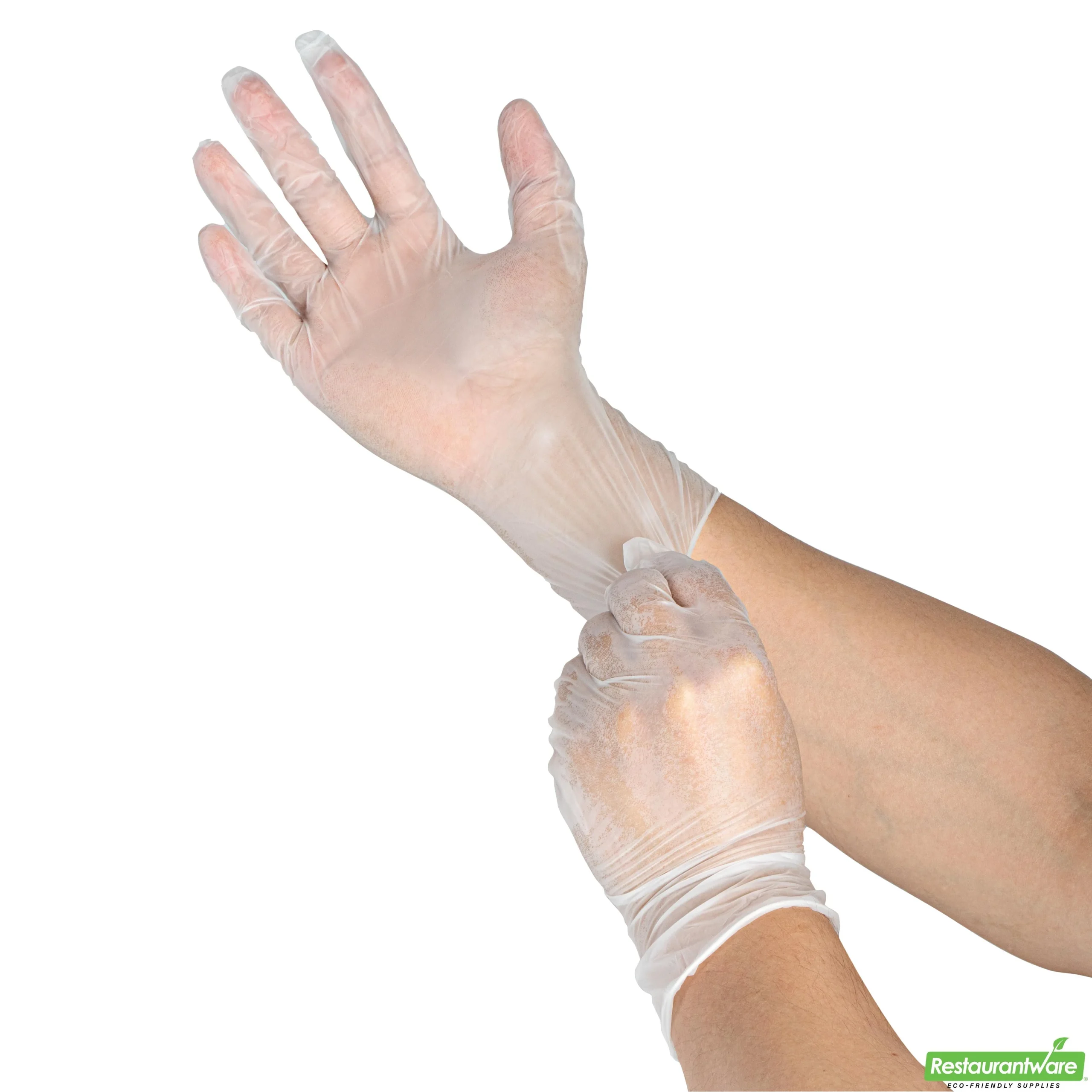 Gloves, Vinyl, Serve Secure Synmax X-Large, Powder-Free, Clear, 9 x 4.50 Inch,10 - 100 COUNT