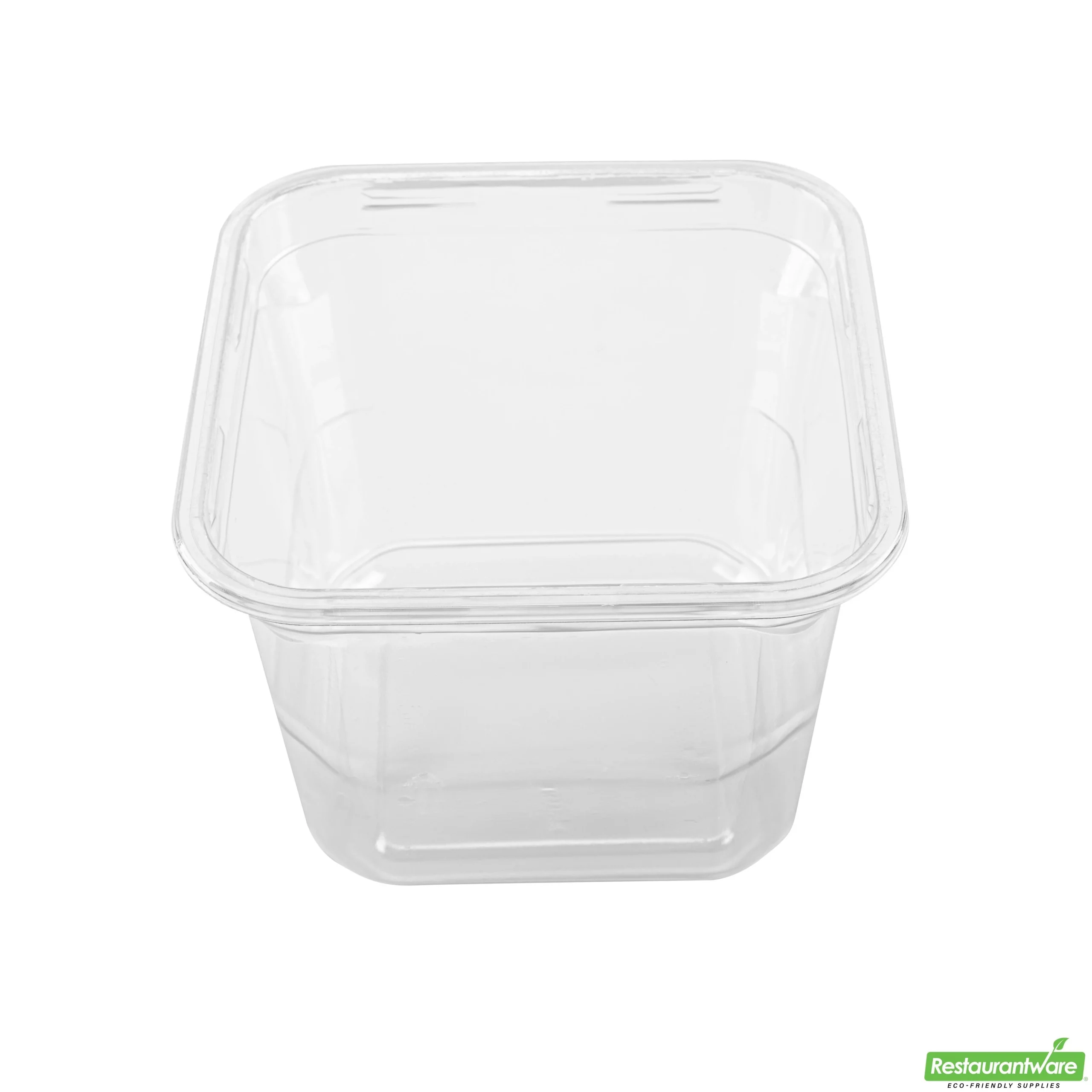 Containers, Deli & Snack, Thermo Tek 20 Ounce, Plastic, Clear, 4.50 x 4.50 x 3.50 Inch, Square,2 - 50 COUNT