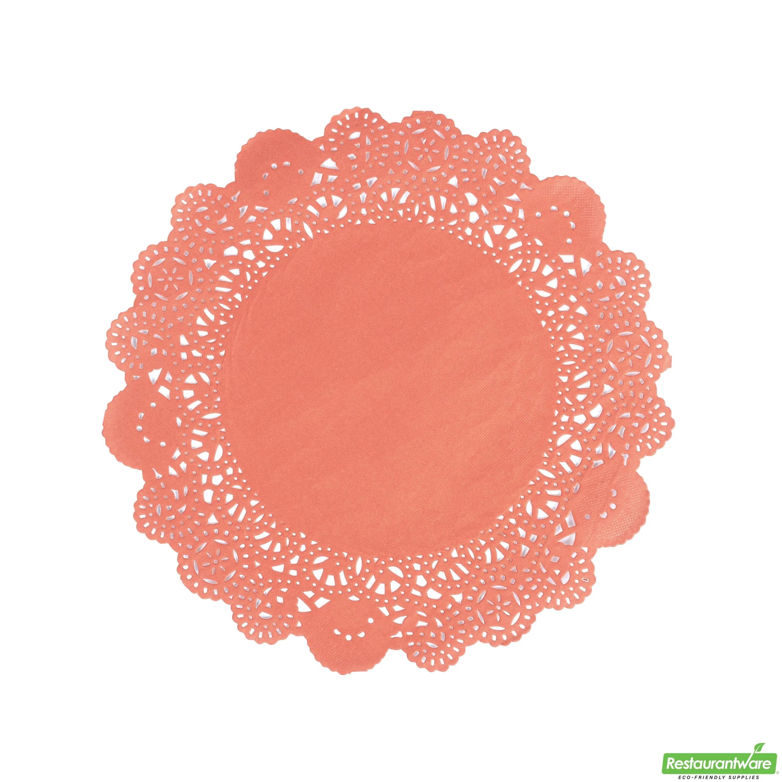 Doilies, Pastry Tek 8 x 8 Inch, Paper, Red, Round,100 - 1 EACH