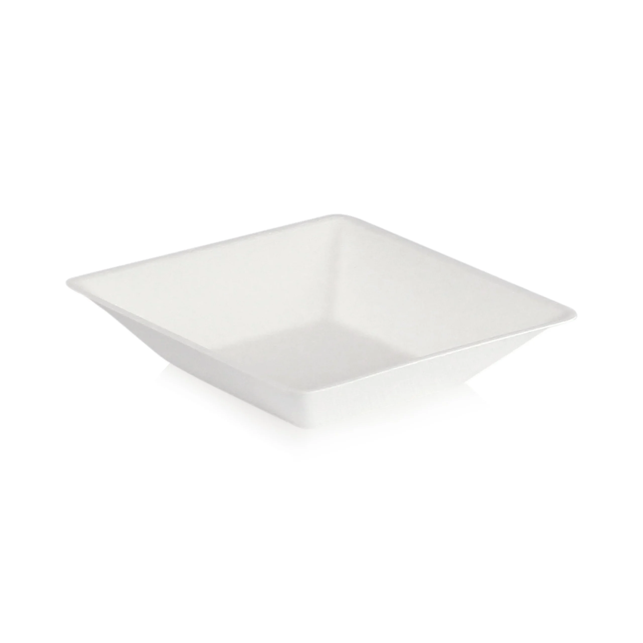 Plates, Eco-Design, Sugarcane, White,6 - 50 COUNT