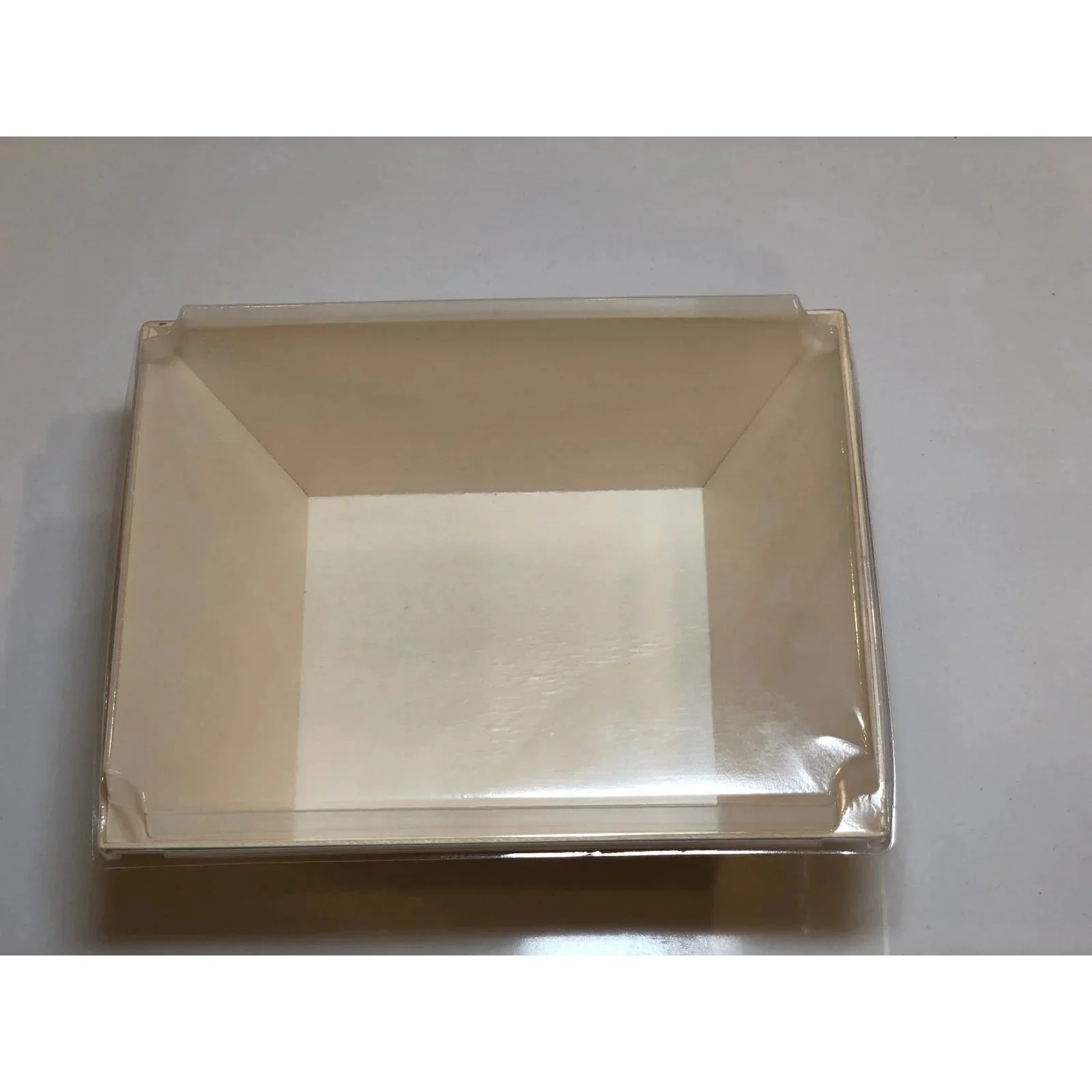 Trays, 8 x 11 x 3.50 Inch, Wood, Balsa, includes Clear Lid,2 - 25 COUNT