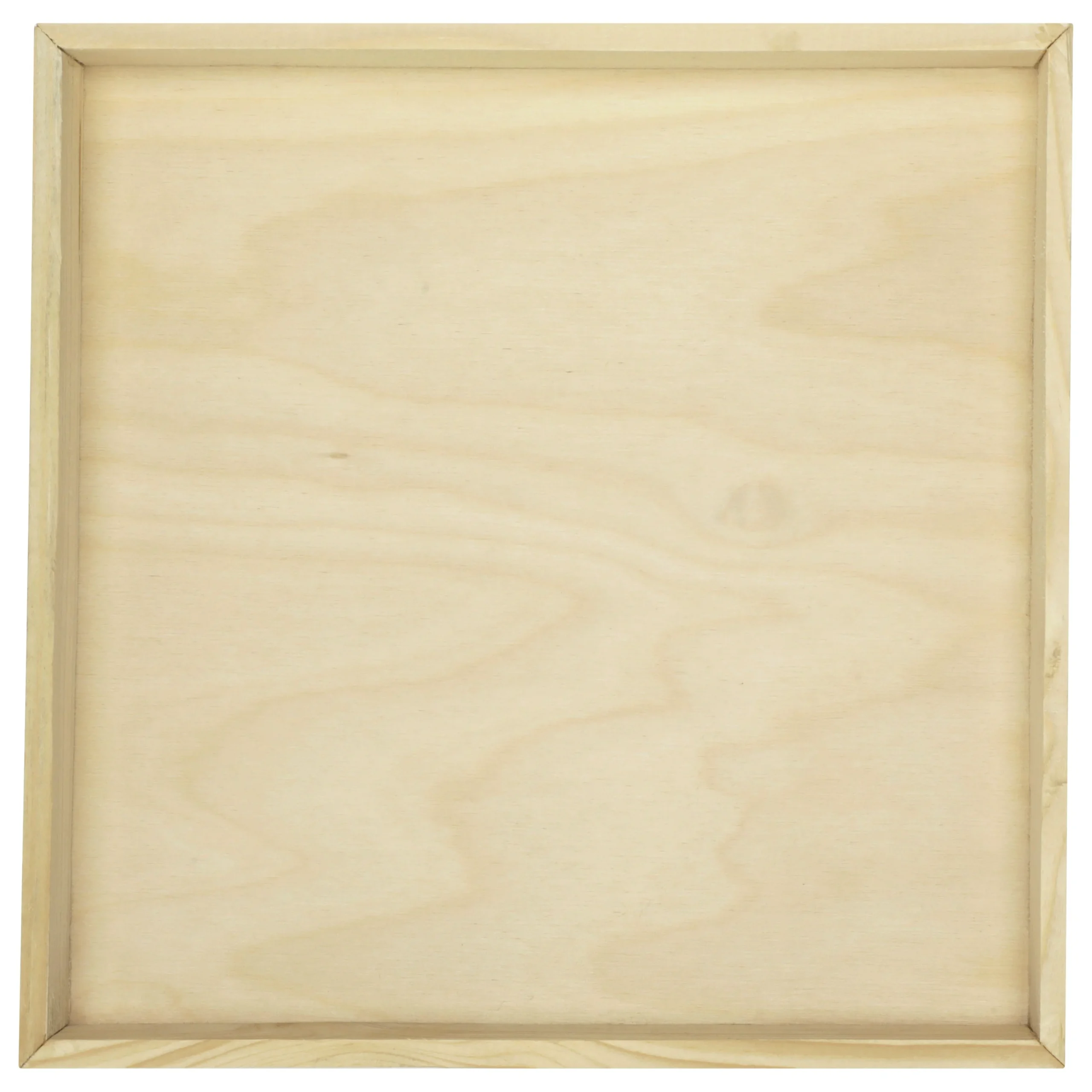 Trays, 10 x 10 Inch, Wood, Square,10 - 1 EACH