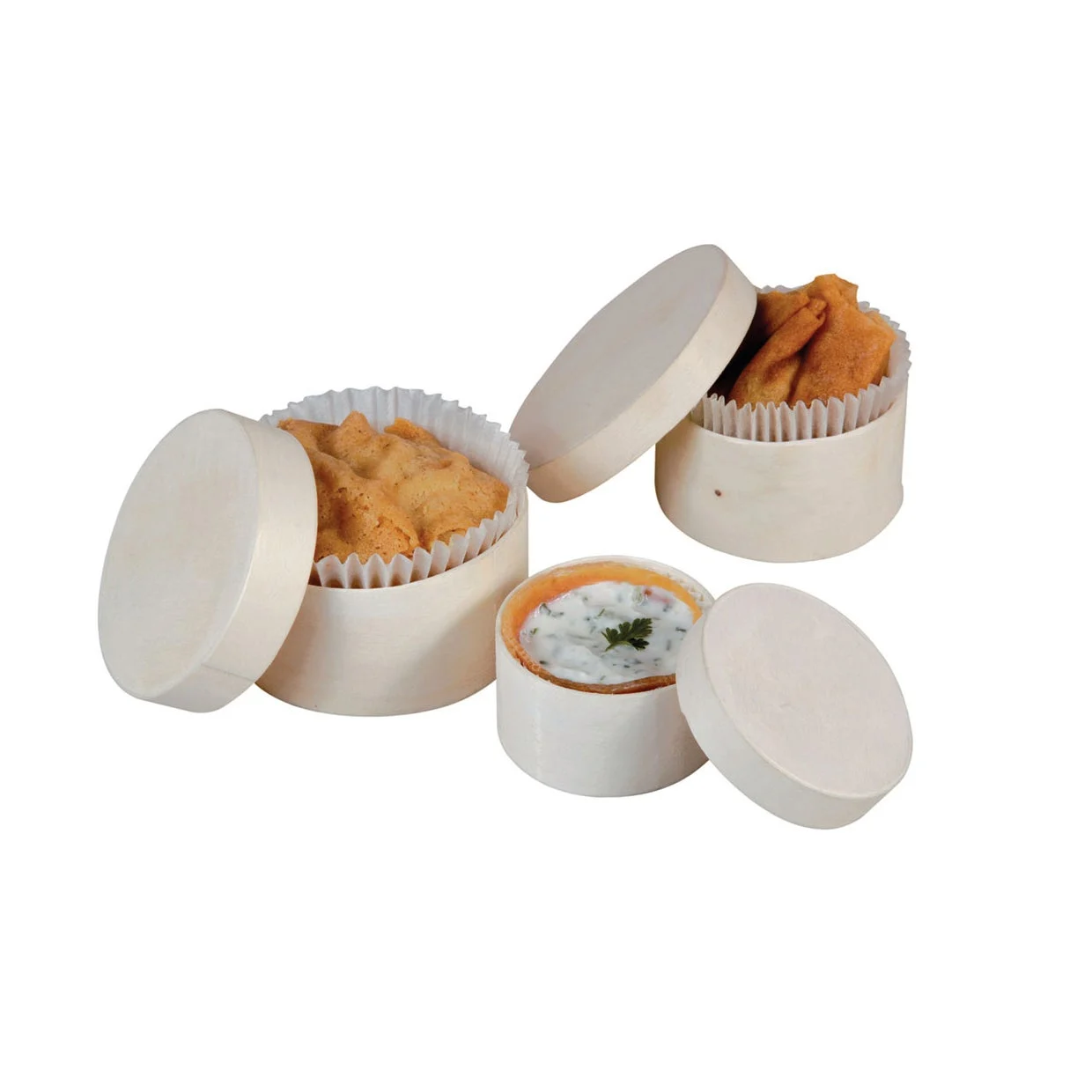 Cup Set, Assorted Size, Wood,96 - 3 PIECE