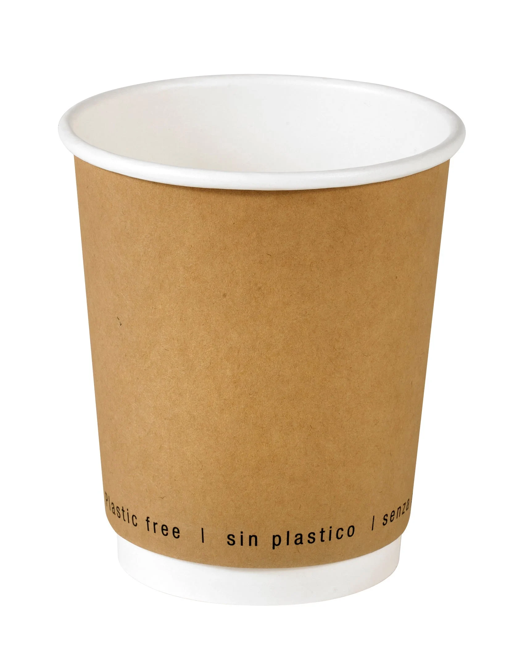Cups, 8 Ounce, Paper, Kraft, Double-Wall,20 - 50 COUNT