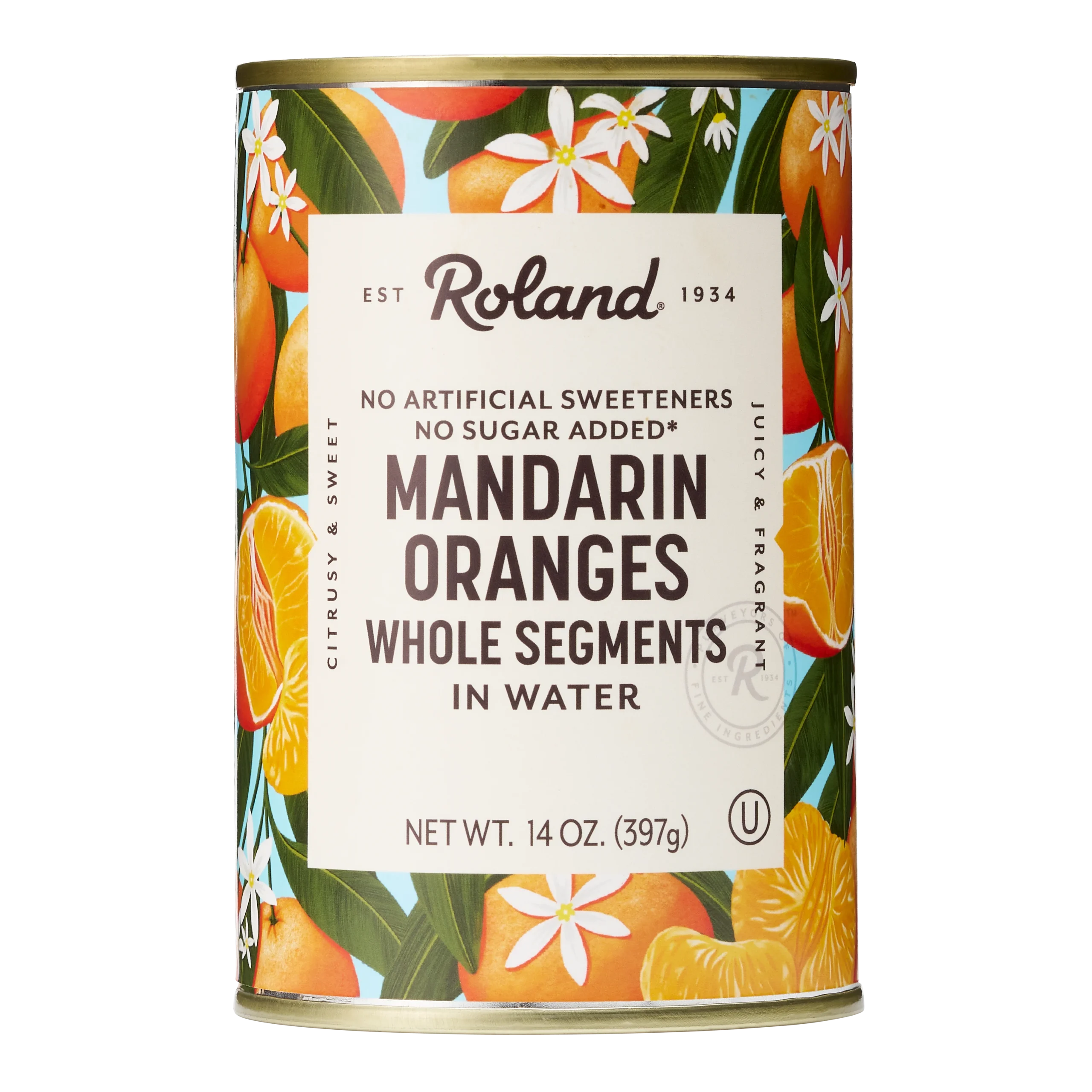 Orange Segments, Mandarin, Whole, in Water,24 - 14 OUNCE