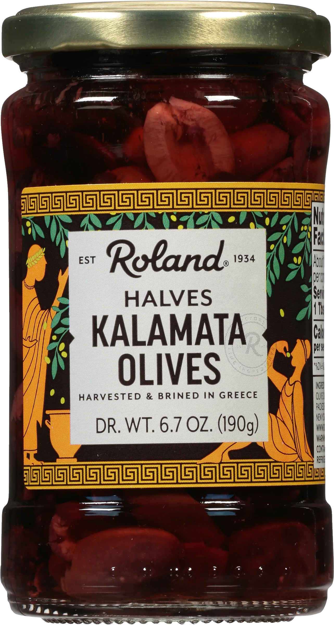 Olives, Kalamata, Halved,12 - 10.2 OUNCE