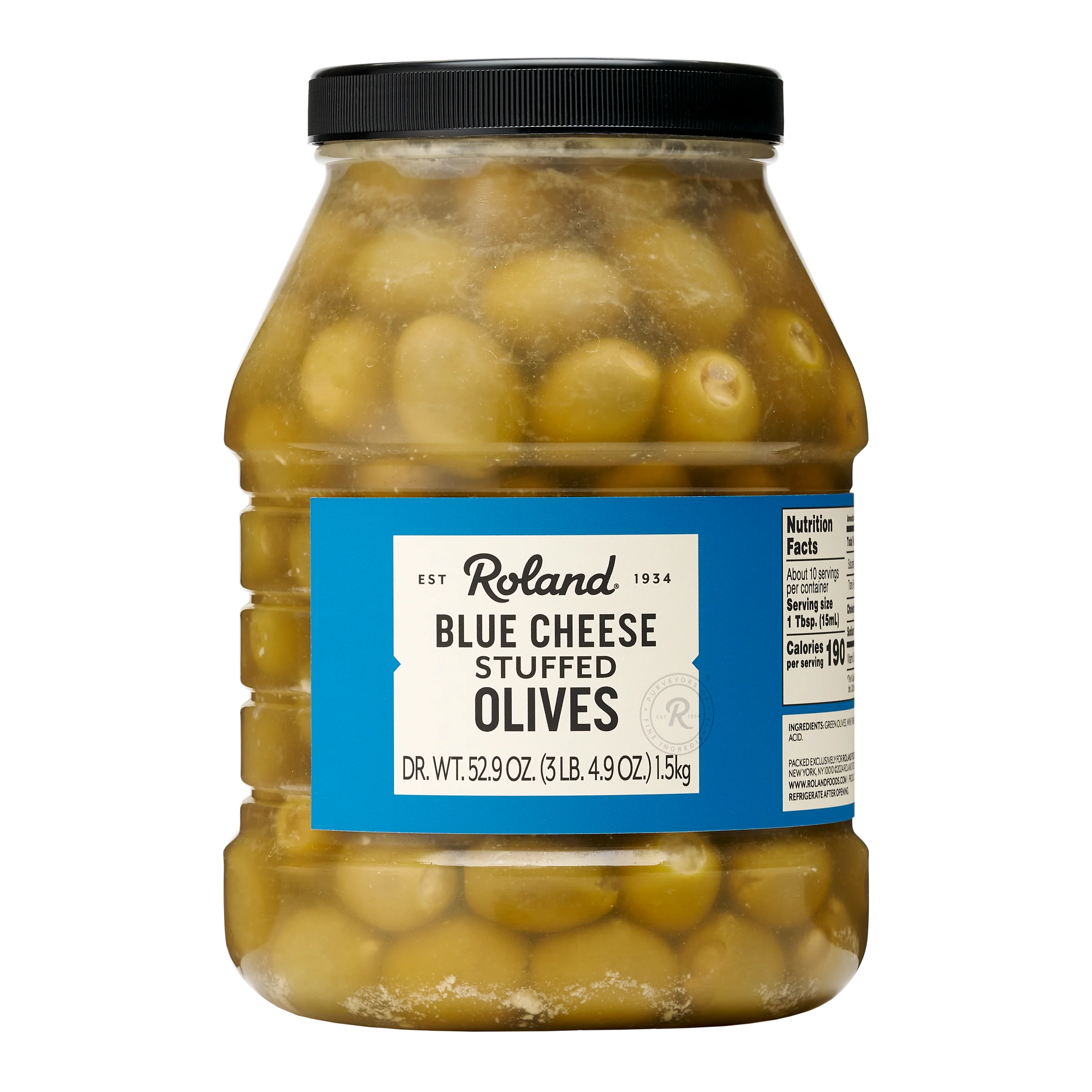Olives, Stuffed with Blue Cheese,4 - 5.07 POUND