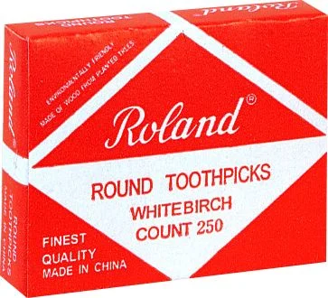 Toothpicks, Round, Wood,576 - 250 COUNT