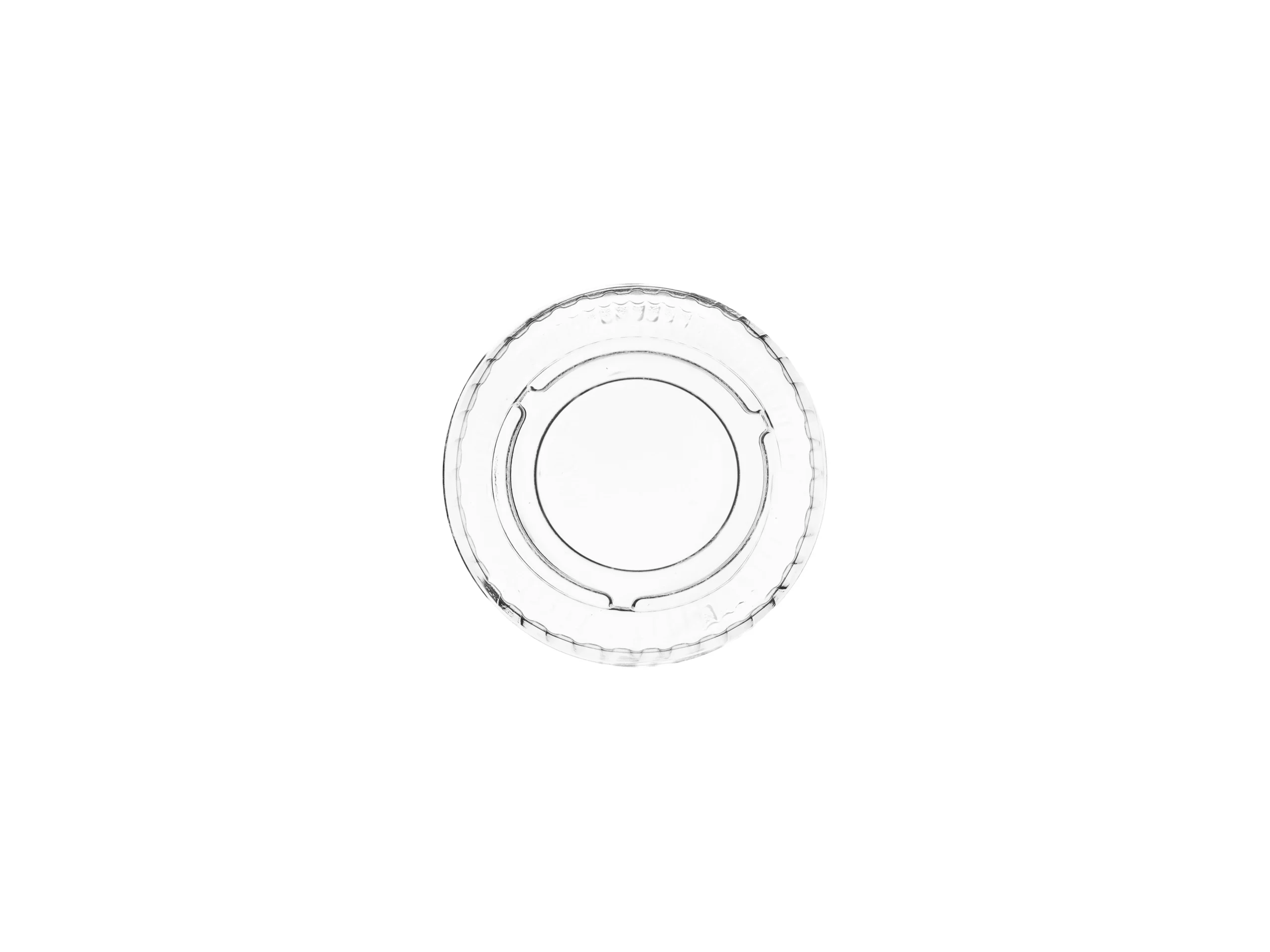Lids, Plastic, Clear, PLA, Fits 1 Ounce Portion Cups,50 - 100 COUNT