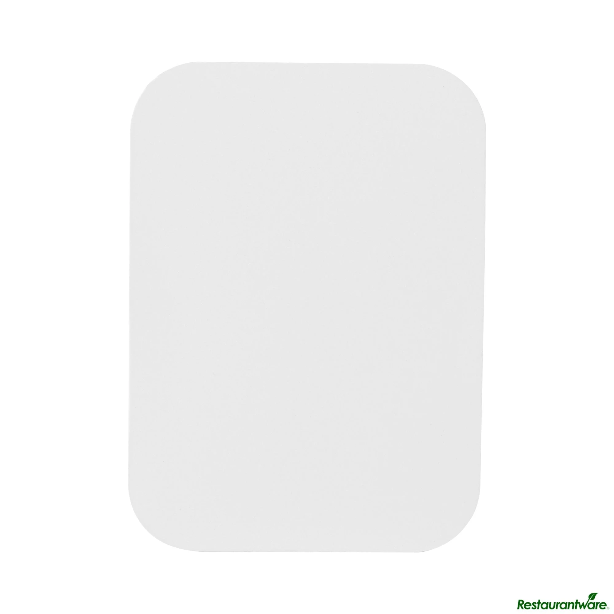 Lids, Foil Lux, Foil-Laminated Paper, White, Oblong, for 2.25 Pound Containers,100 - 1 EACH