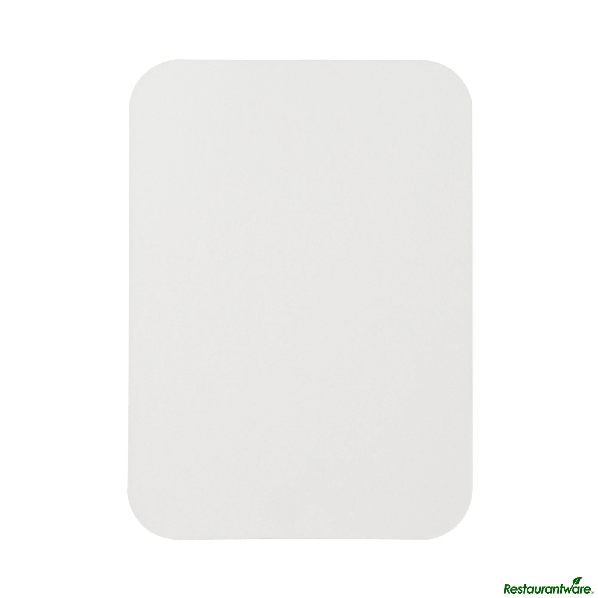 Lids, Foil Lux, Foil-Laminated Paper, White, Oblong, for 5 Pound Containers,100 - 1 EACH