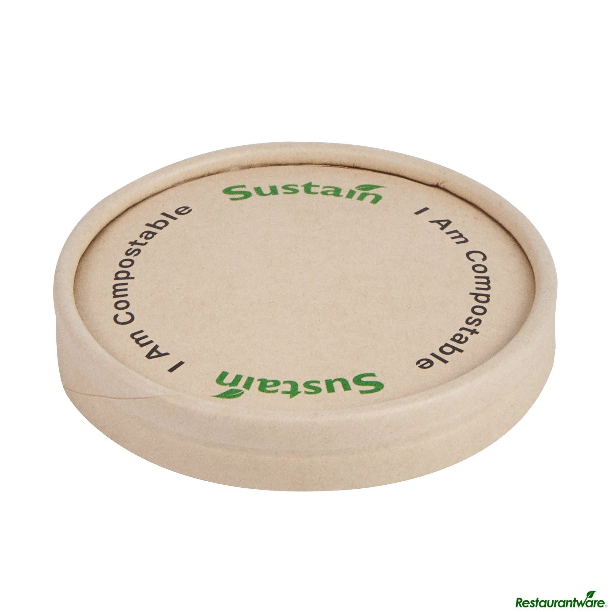 Lids, PLA-Lined Bamboo Paper, for 3-4 Ounce To-Go Cups,50 - 1 EACH