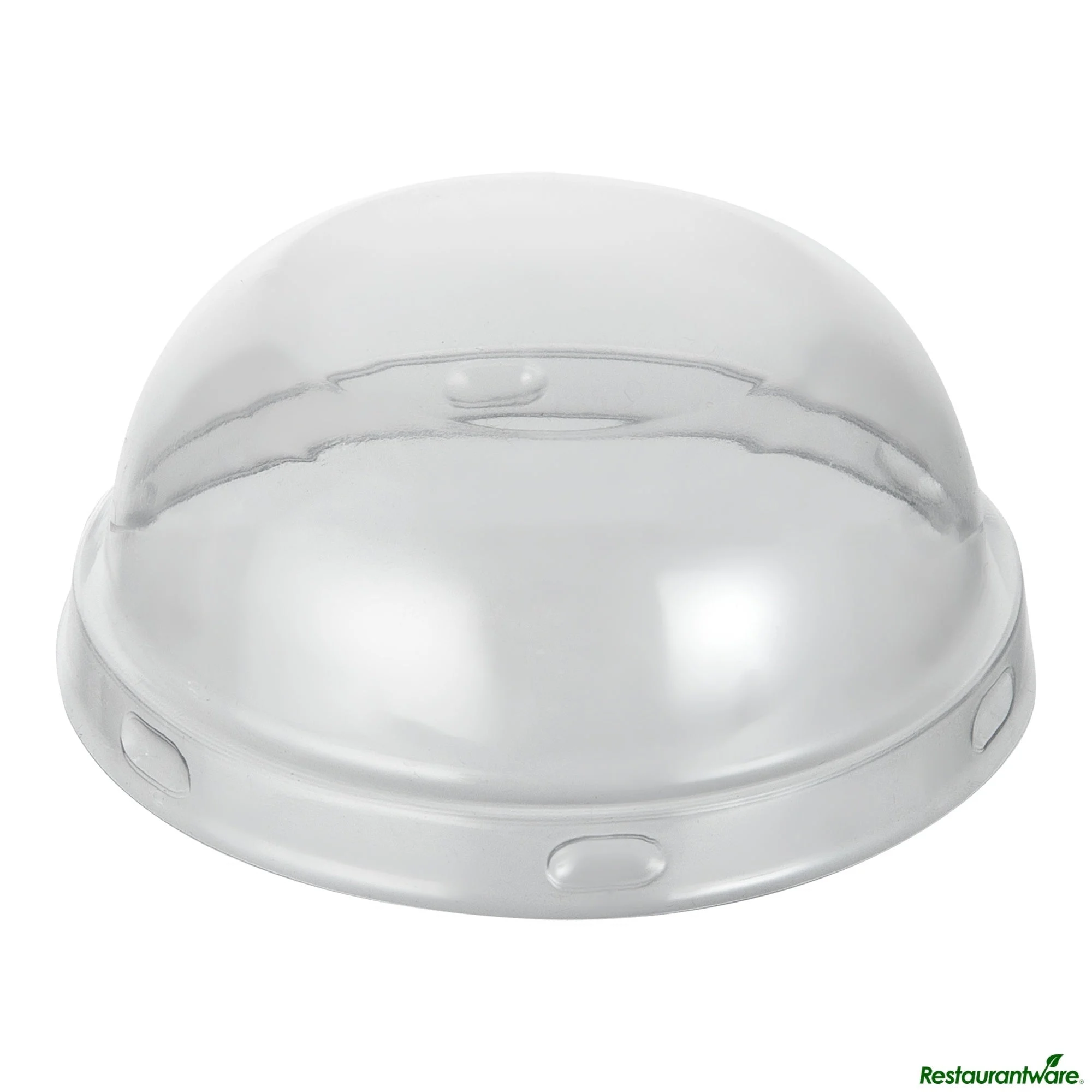 Lids, Plastic, Clear, Round, for 4 Ounce Fluted Dessert Cups,25 - 1 EACH