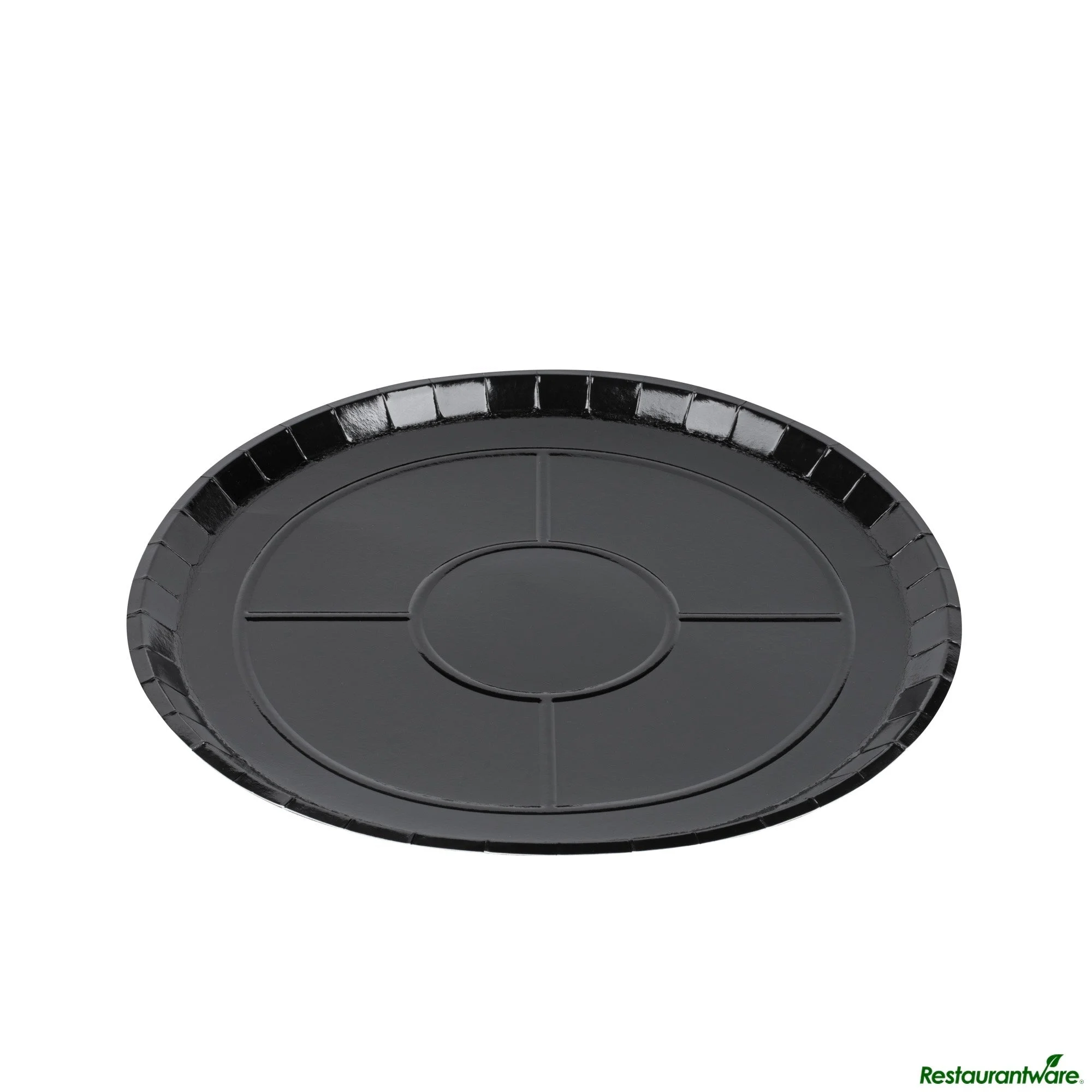 Trays, Pizza, 16 Inch, Paperboard, Black, Round, Oven-Safe,25 - 1 EACH