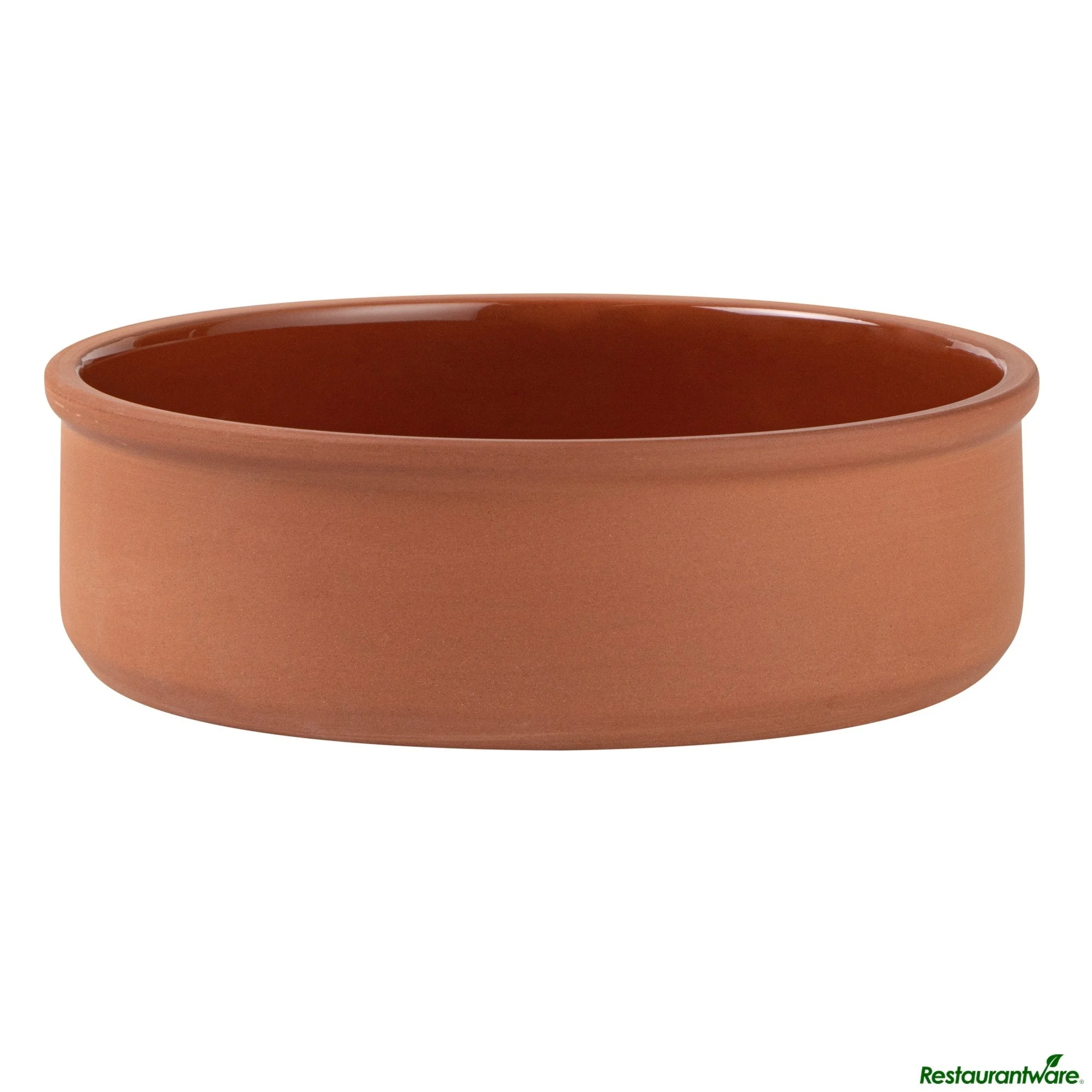 Bowls, Cazuela, Terra Tek 34 Ounce, Terracotta, Brown Glazed Interior, 7.50 x 7.50 x 2.25 Inch, Oven-Safe,2 - 1 EACH