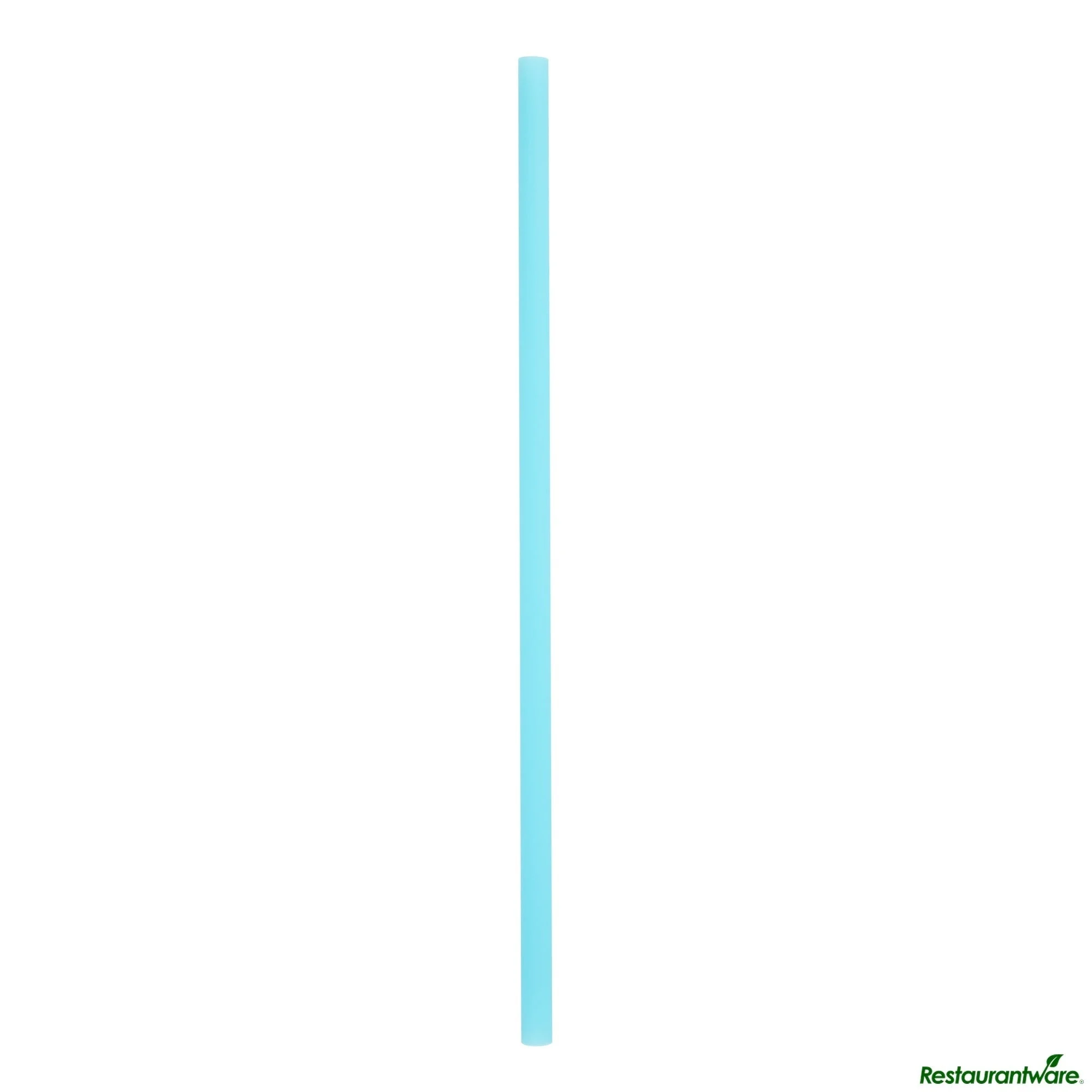 Straws, Vanish, Plastic, Blue, Unwrapped, 7.75 Inch, PHA,100 - 1 EACH