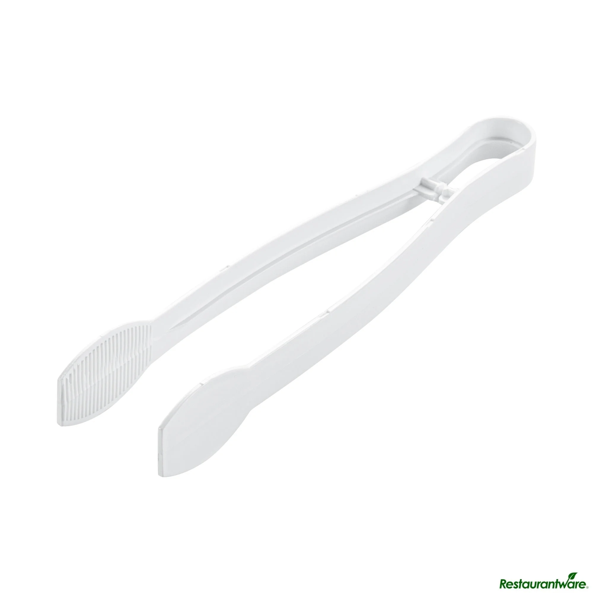 Tongs, Ridged, Cater Tek, 9 Inch, Plastic, White,10 - 1 EACH