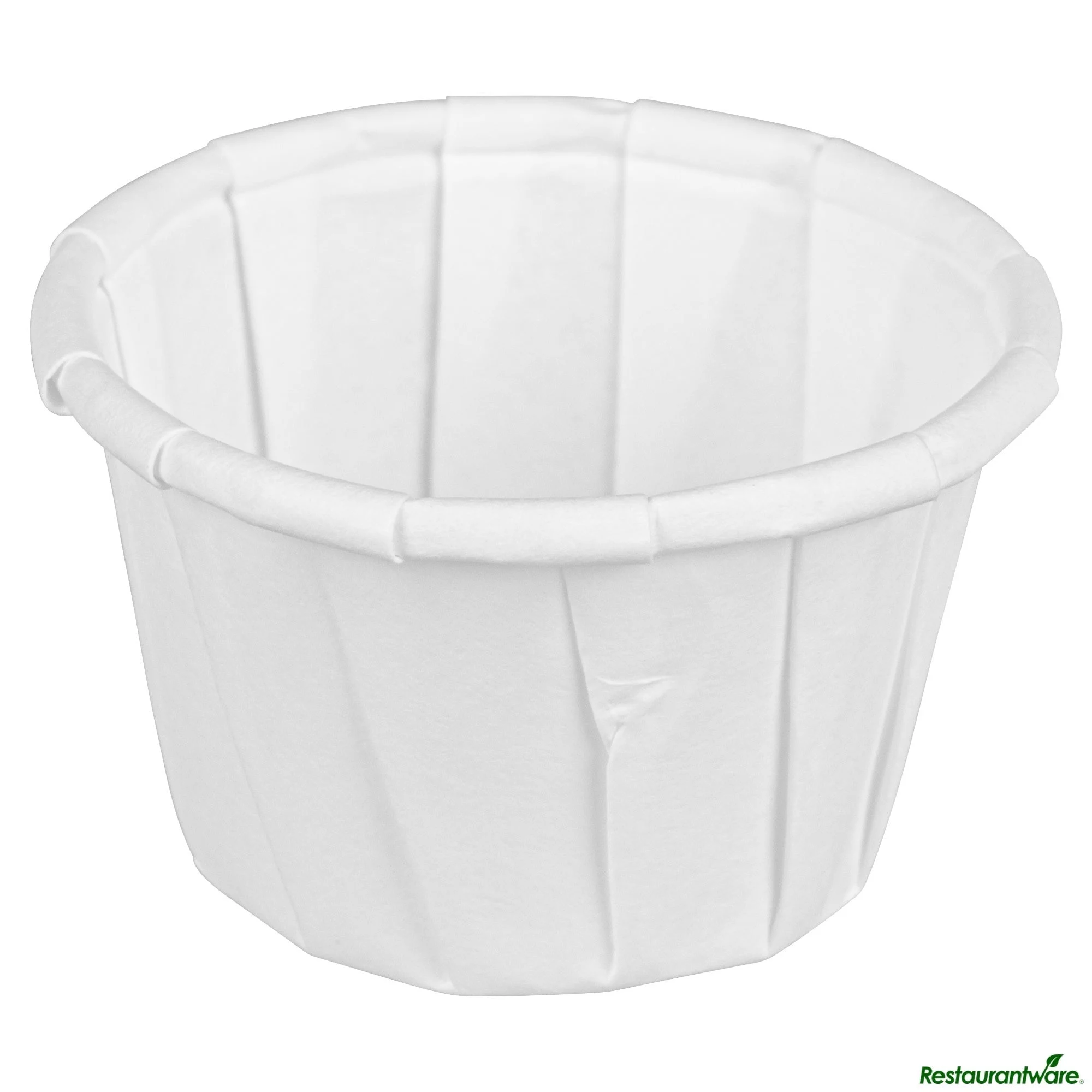 Cups, Souffle Portion, .5 Ounce, Paper, White, Compostable,100 - 1 EACH
