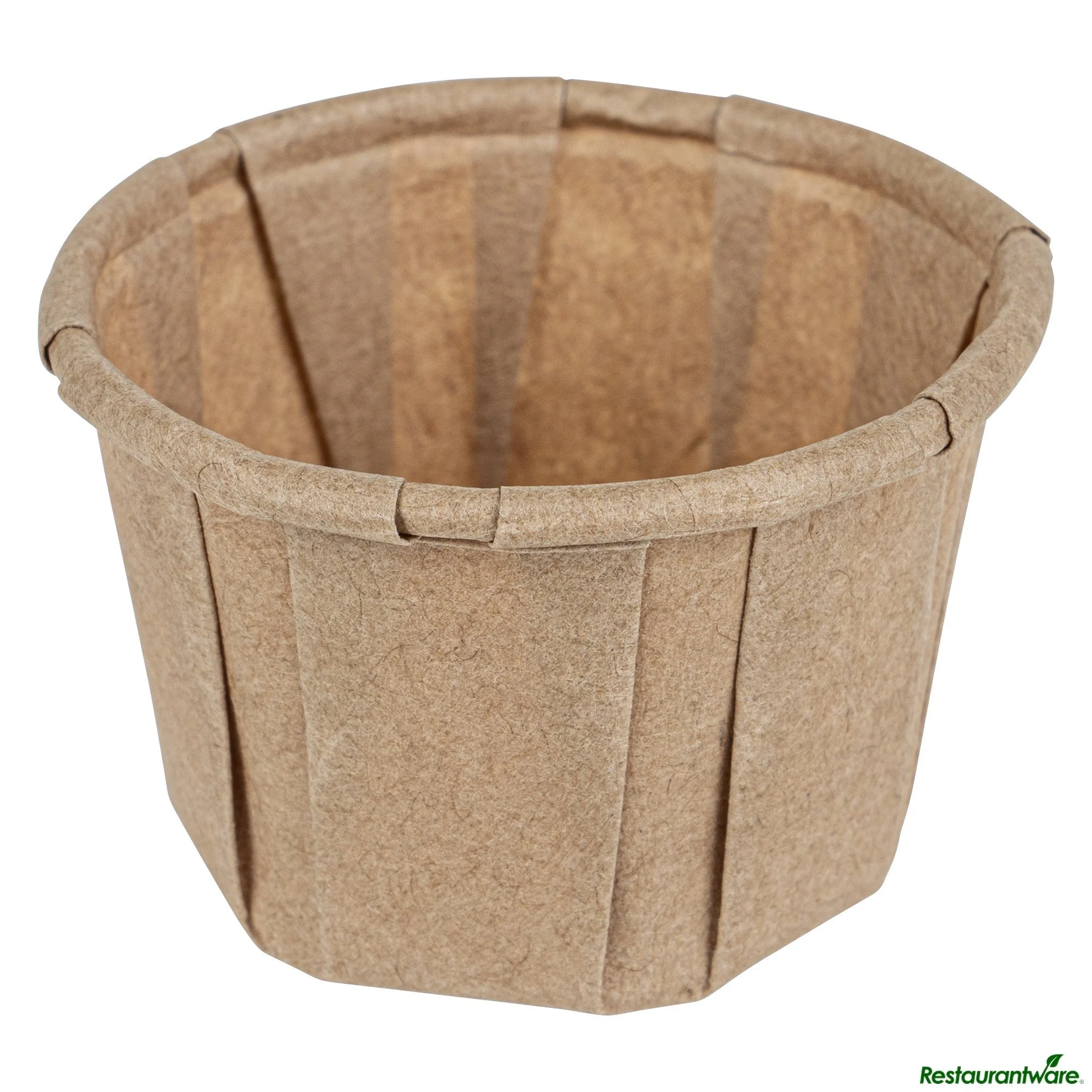 Cups, Souffle Portion, 1 Ounce, Paper, Kraft, Compostable,100 - 1 EACH