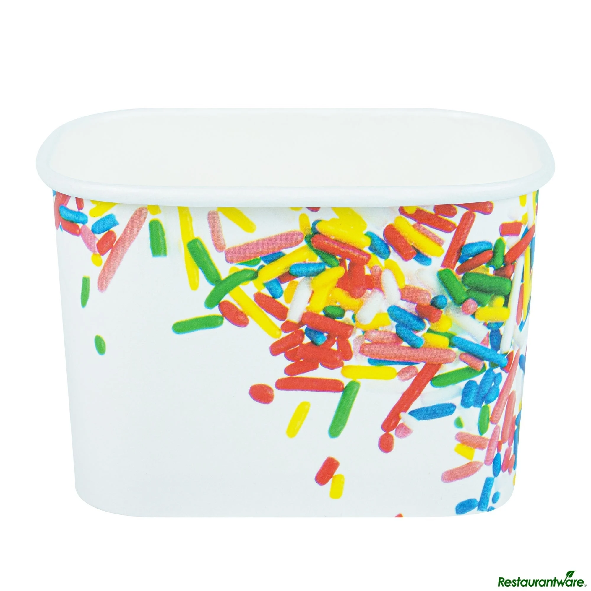 Cups, To-Go, Coppetta 12 Ounce, Paper, Classic Sprinkles, Square, 4.25 x 3.25 x 2.75 Inch,50 - 1 EACH