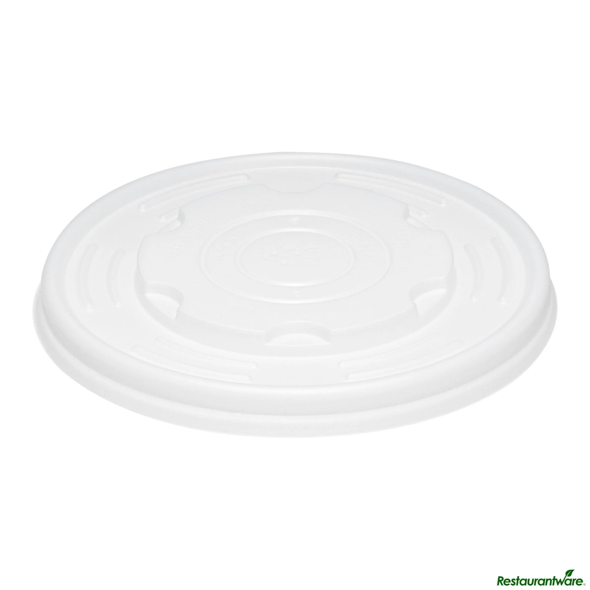 Lids, Sustain, Plastic, White, Round, for 12/16/24/32 Ounce Soup Container,25 - 1 EACH