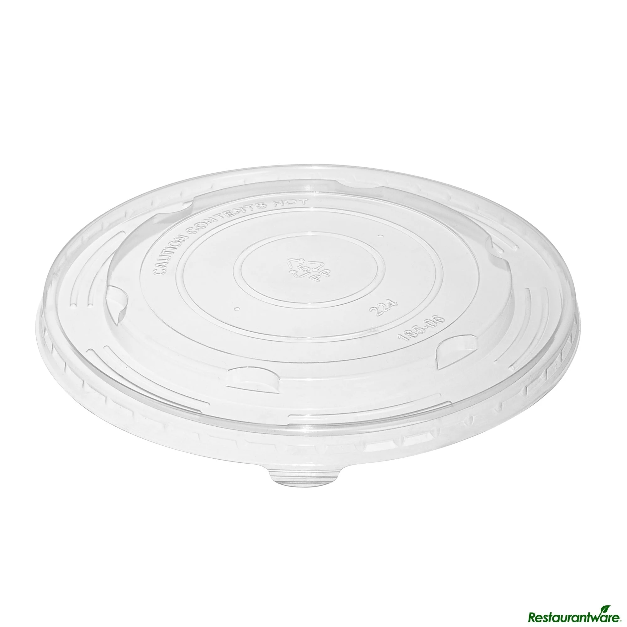 Lids, Plastic, Clear, Round, fits 50 Ounce Take-Out Containers,50 - 1 EACH