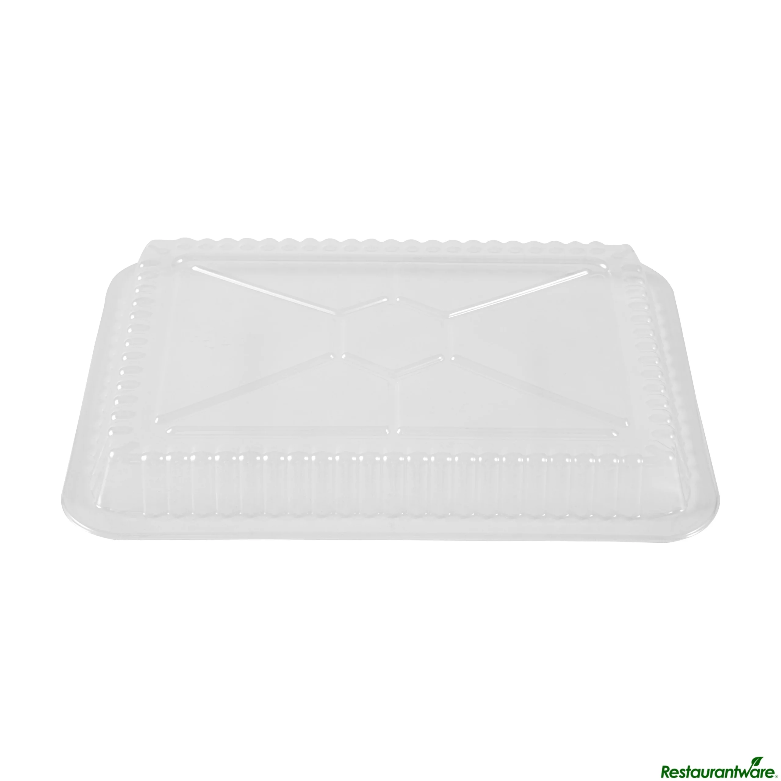 Lids, Foil Lux, Plastic, Clear, Oblong, for 1.50 Pound Containers,100 - 1 EACH