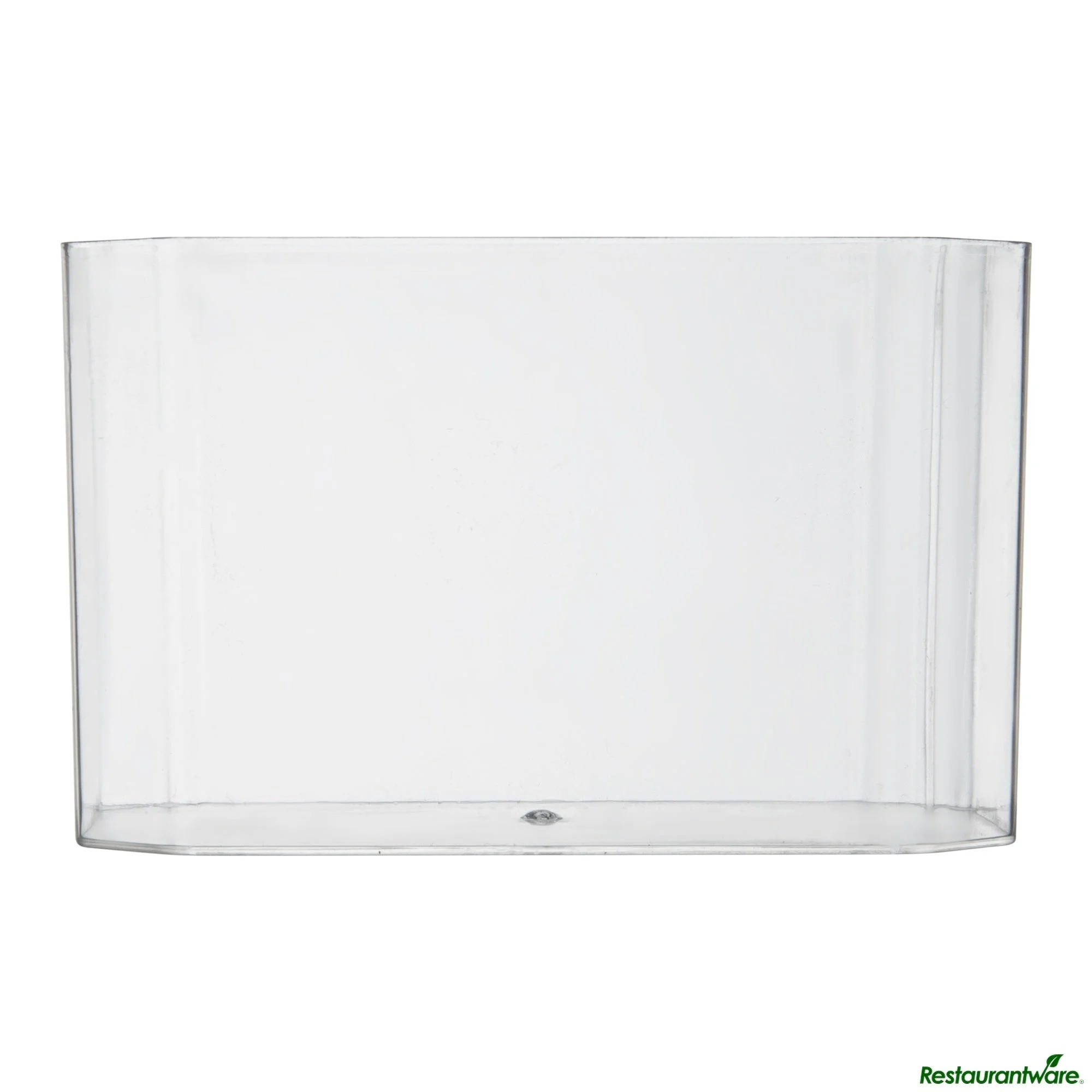 Cups, Dessert, 3 Ounce, Plastic, Clear, Rectangle, 3.25 x 2 x 2 Inch,4 - 25 COUNT