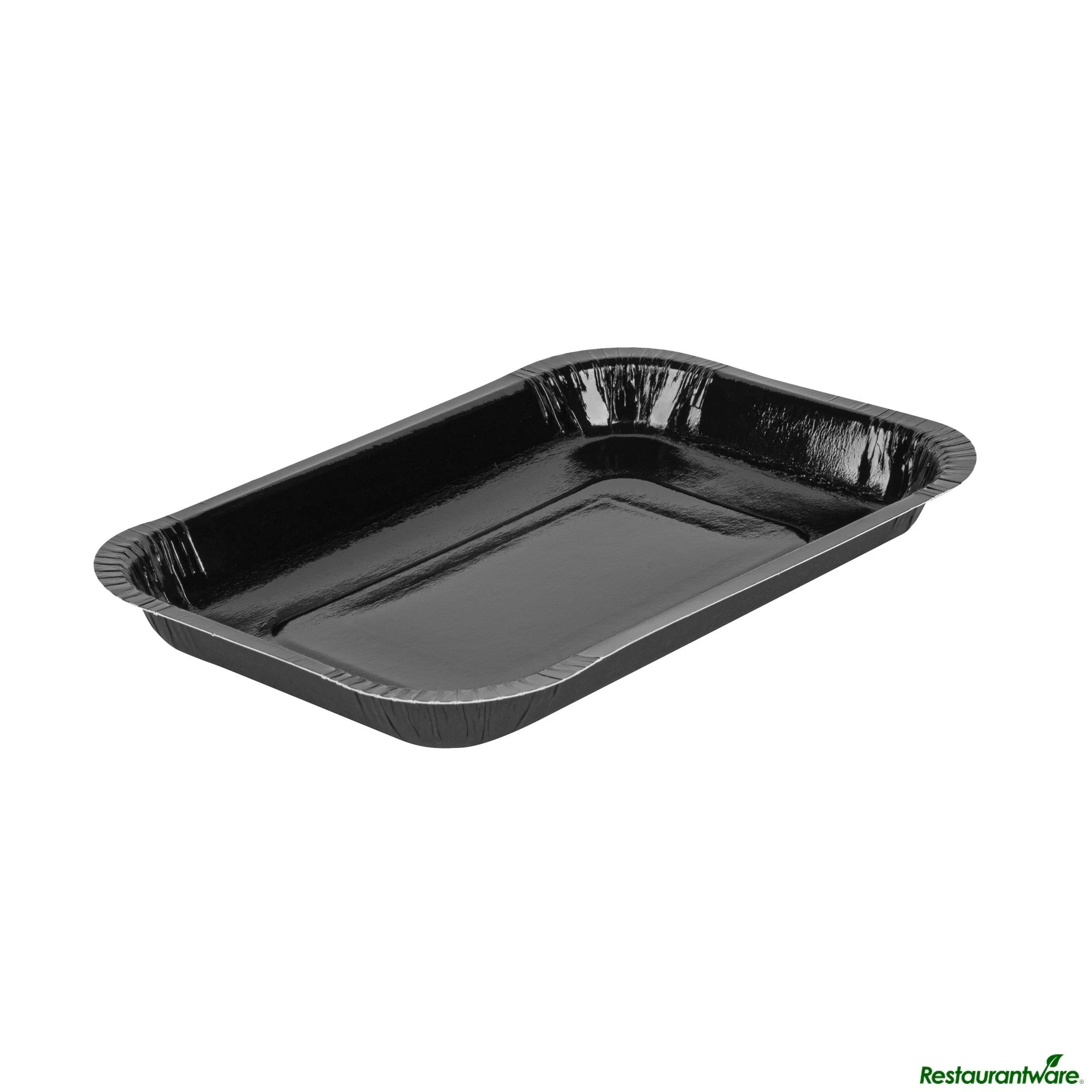 Trays, Baking, Pastry Tek 24 Ounce, Paperboard, Black, Rectangle, 8.25 x 5.5 x 1 Inch, Oven-Safe,4 - 25 COUNT