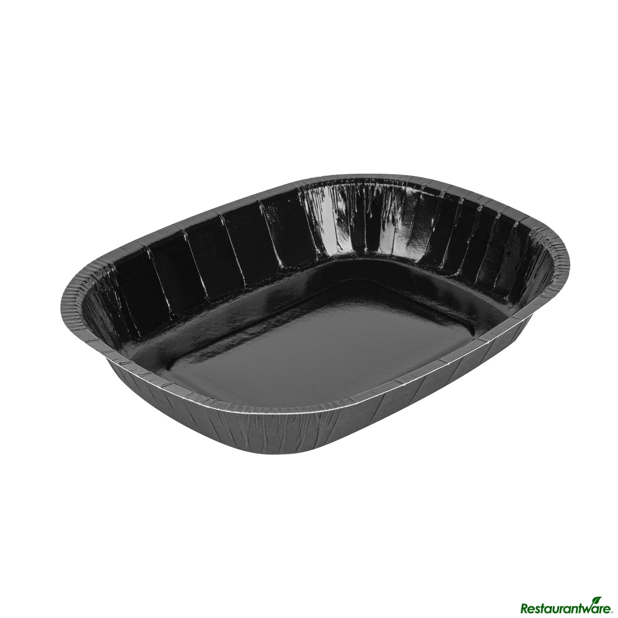 Trays, Baking, Pastry Tek 48 Ounce, Paperboard, Black, Rectangle, 9 x 7 x 1.75 Inch, Oven-Safe,4 - 25 COUNT