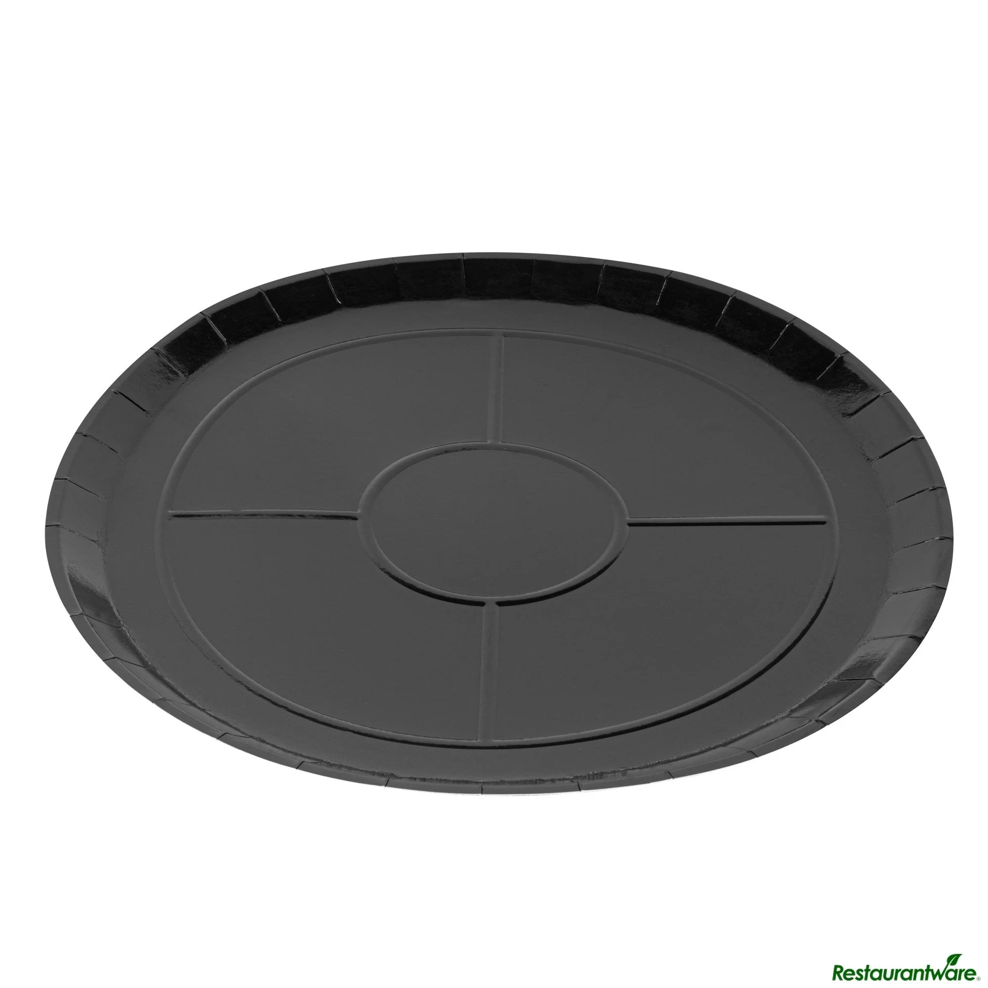 Trays, Pizza, 18 Inch, Paperboard, Black, Round, Oven-Safe,2 - 25 COUNT
