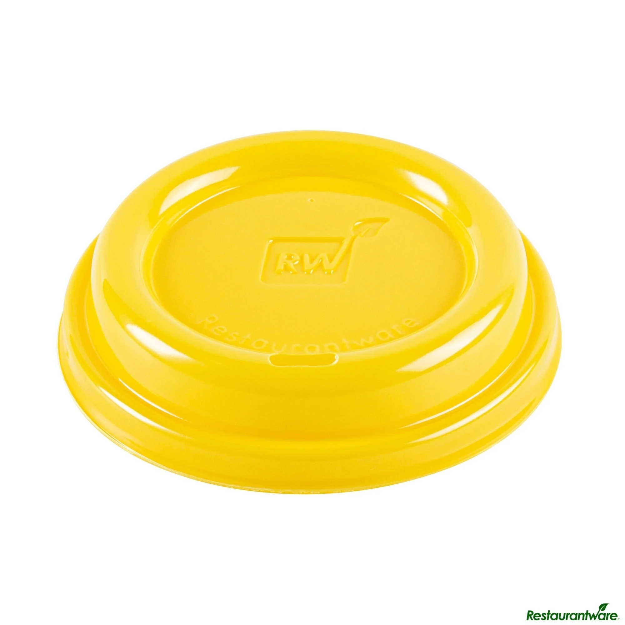 Lids, Plastic, Yellow, for 8/12/16/20 Ounce Coffee Cups,20 - 25 COUNT