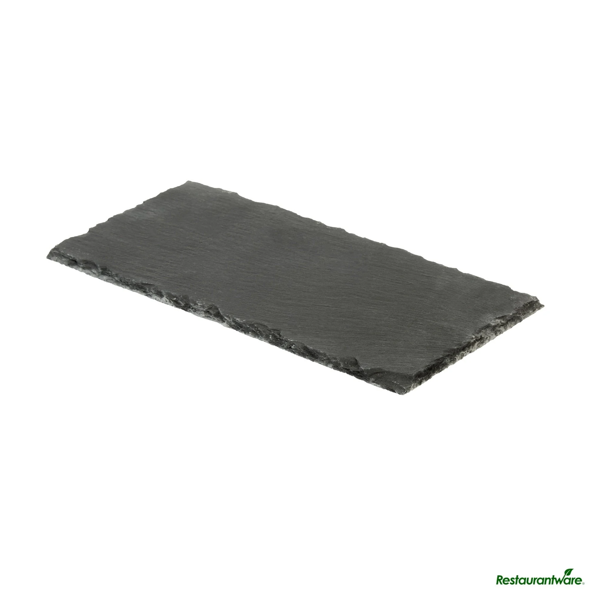Plates, Serving, 9.75 x 4.75 Inch, Slate, Black, Rectangle,4 - 1 EACH