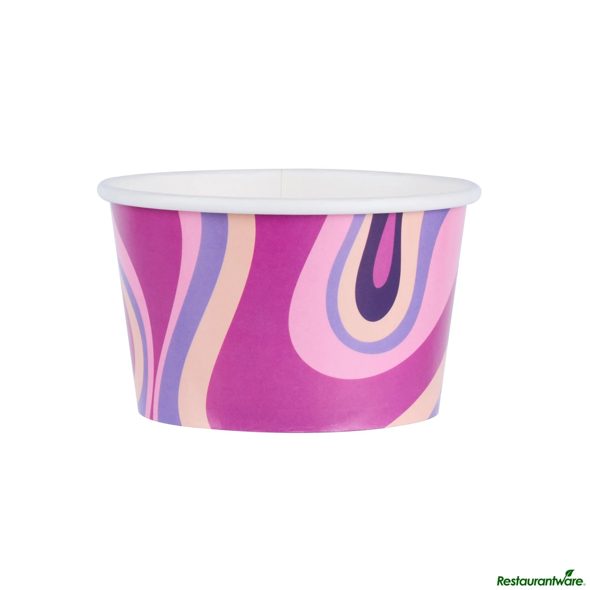 Cups, To-Go, Coppetta 8 Ounce, Paper, Midnight Groove, Round, 3.75 x 3.75 x 2.25 Inch,4 - 50 COUNT