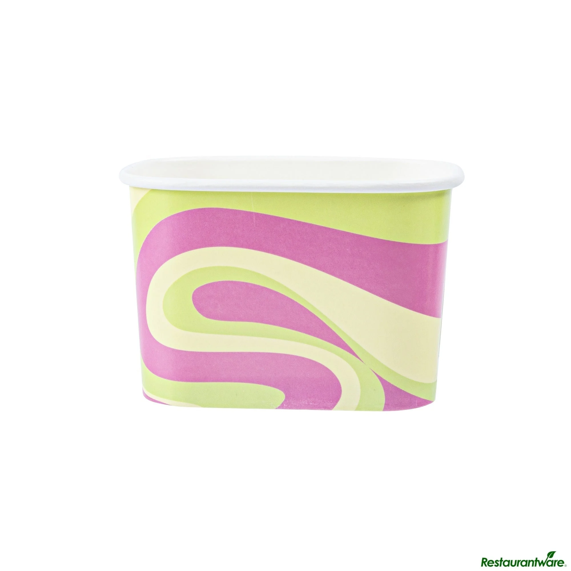 Cups, To-Go, Coppetta 12 Ounce, Paper, Pastel Groove, Square, 4.25 x 3.25 x 2.75 Inch,4 - 50 COUNT