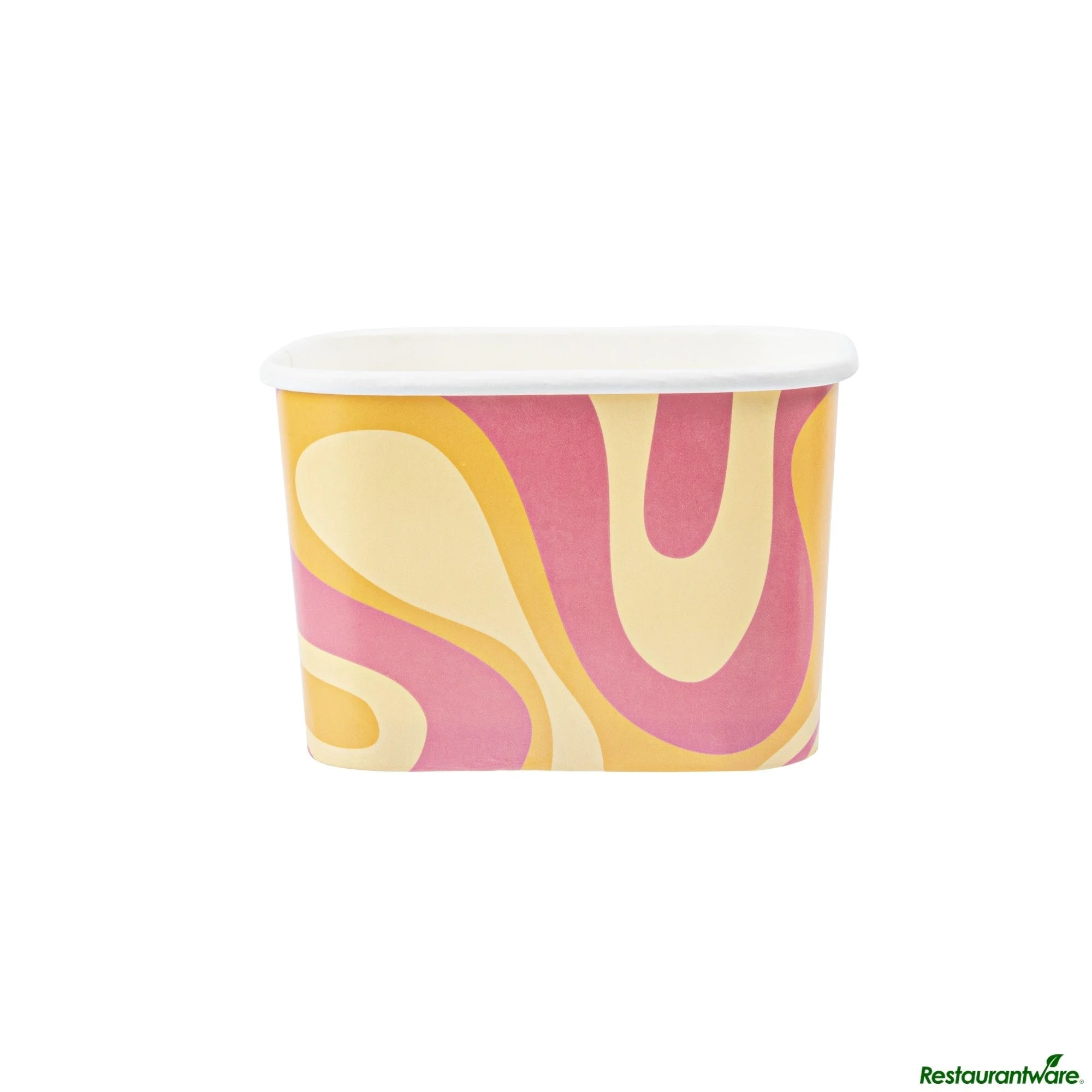 Cups, To-Go, Coppetta 12 Ounce, Paper, Tropical Twist, Square, 4.25 x 3.25 x 2.75 Inch,4 - 50 COUNT