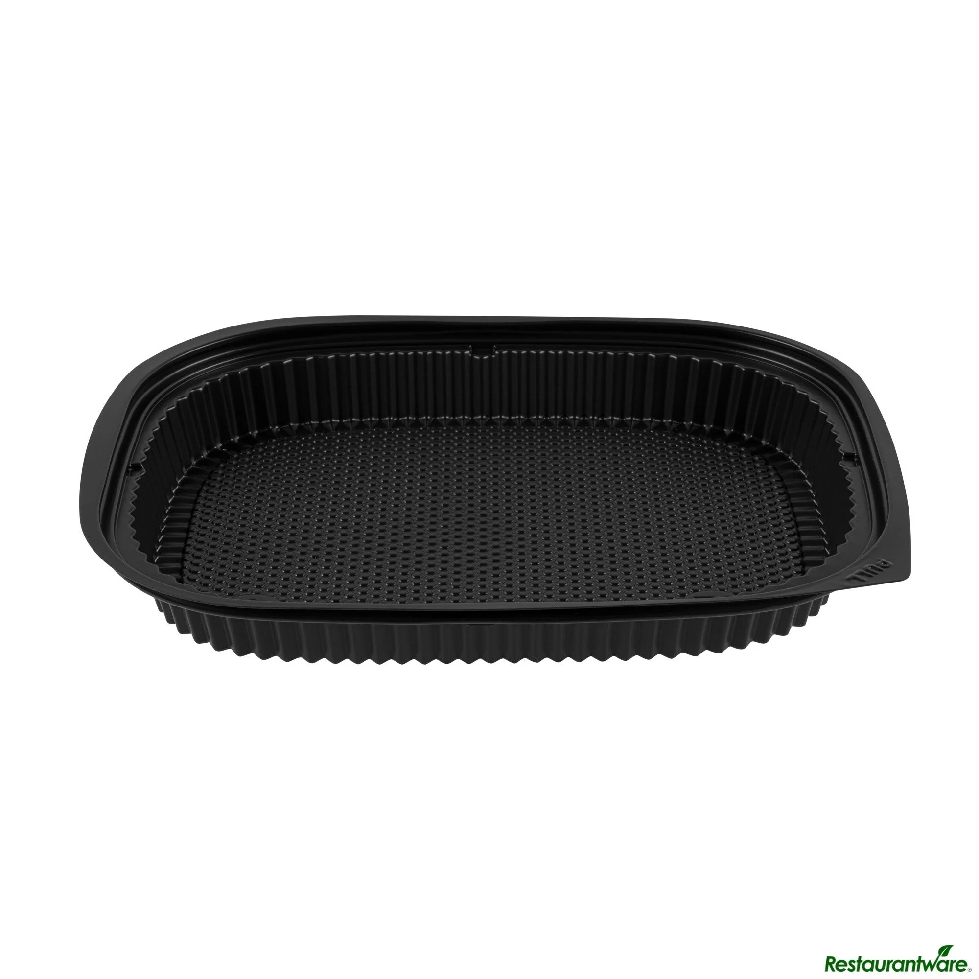 Containers, Food, 59 Ounce, Plastic, Black, 13.5 x 9.5 x 1.5 Inch,5 - 20 COUNT