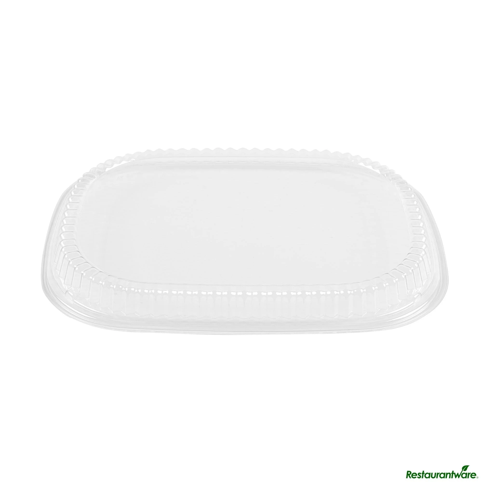 Lids, RW Base, Microwavable Plastic, Clear, Rectangular, 13.50 x 9.50 x 1 Inch, for 59 & 88 Ounce Containers,5 - 20 COUNT