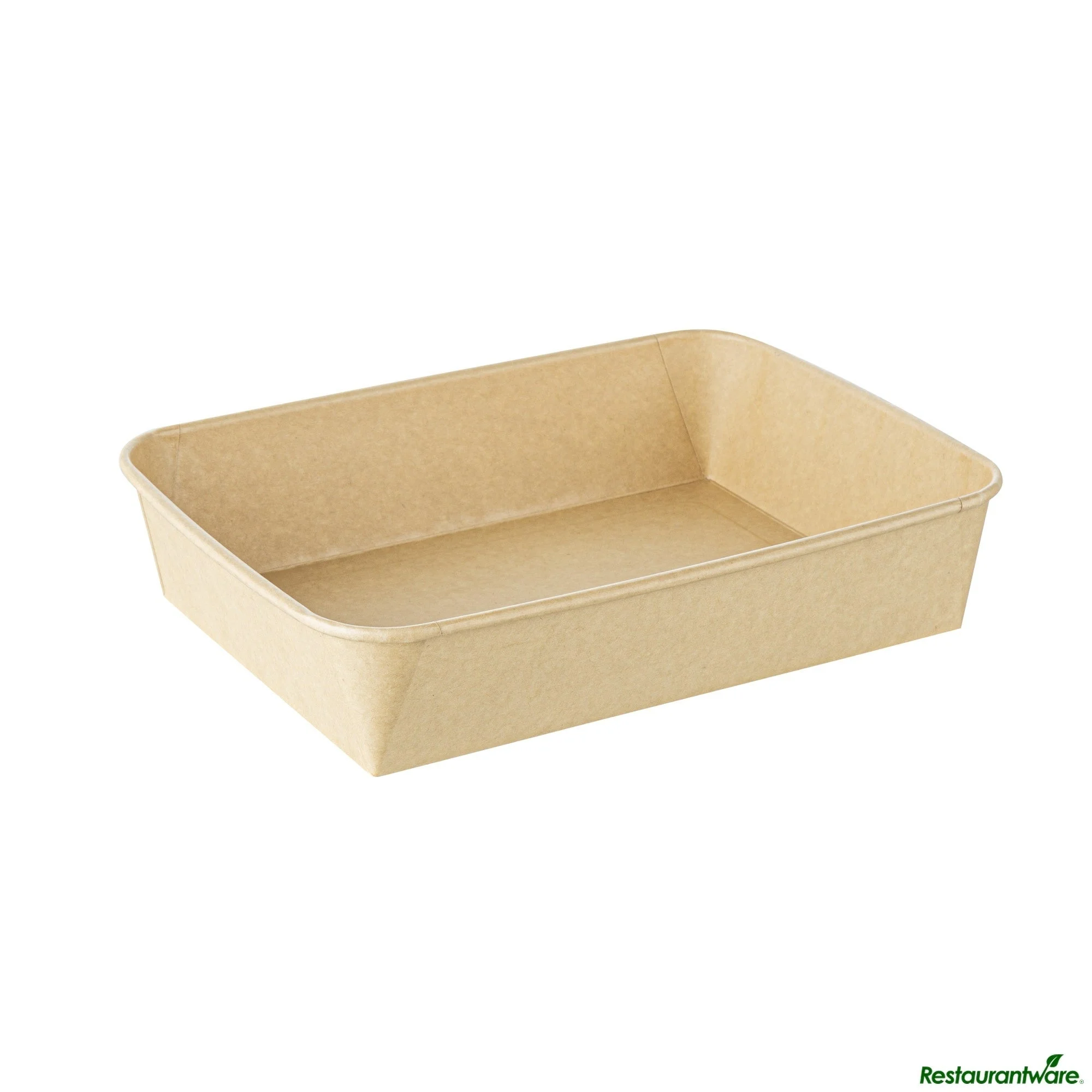 Containers, Serving, Bio Tek 78 Ounce, Paper, Kraft, 8.75 x 6.25 x 2.25 Inch,50 - 1 EACH