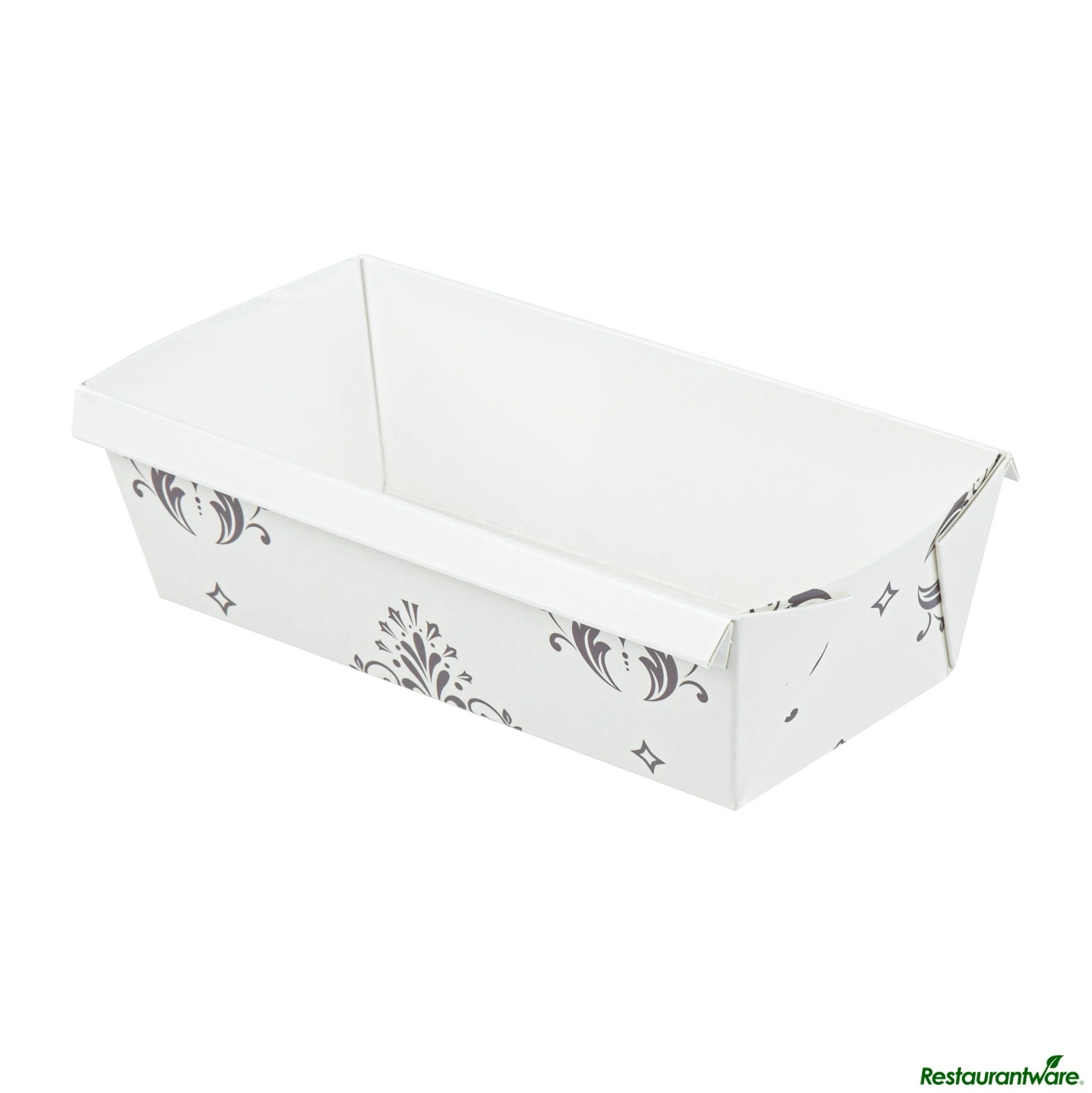 Pans, Loaf, Bake Tek 32 Ounce, Greaseproof Paper, Beige Vintage Floral, 8 x 3.75 x 2.25 Inch,4 - 25 COUNT