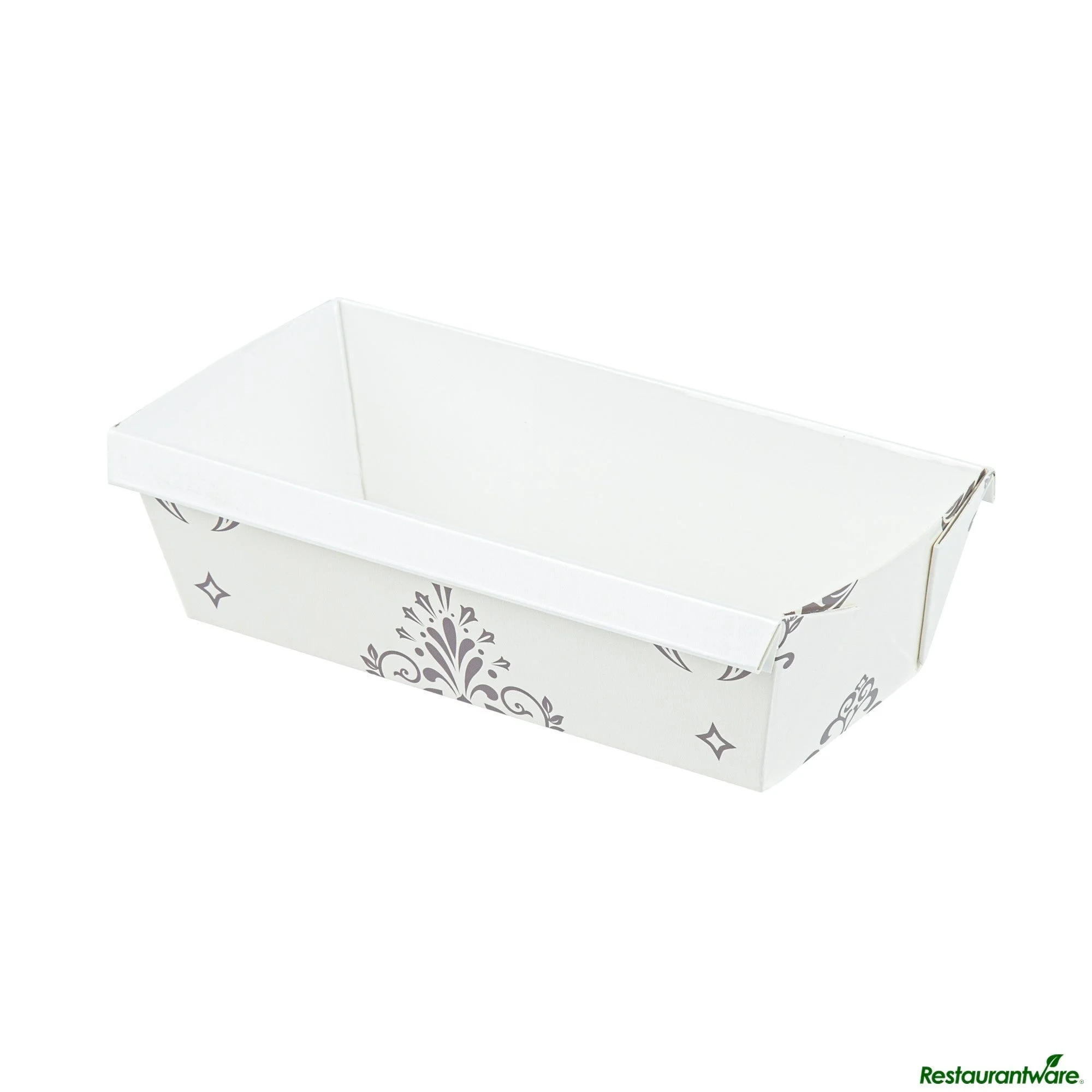 Pans, Loaf, Bake Tek 13 Ounce, Greaseproof Paper, Beige Vintage Floral, 7 x 3.25 x 2 Inch,4 - 25 COUNT