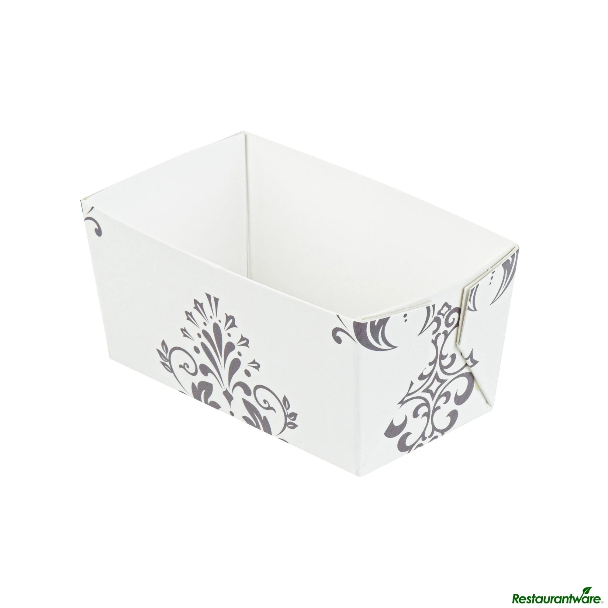 Pans, Loaf, Bake Tek 9 Ounce, Greaseproof Paper, Beige Vintage Floral, 4 x 2.25 x 2 Inch,100 - 1 EACH