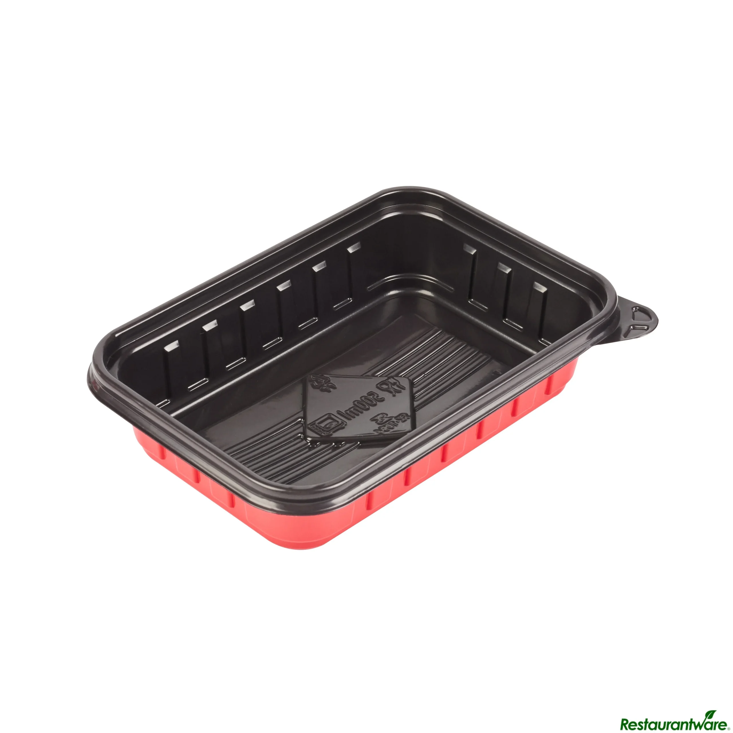 Boxes, To Go, Bento Tek 16 Ounce, Microwavable Plastic, Red, 7.25 x 4.75 x 1.50 Inch,4 - 50 COUNT